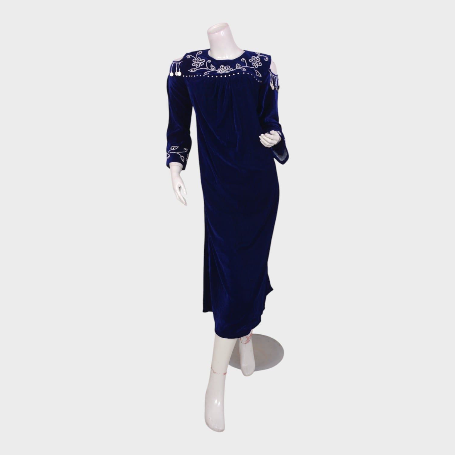 Niloofar Midnight Velvet Dress