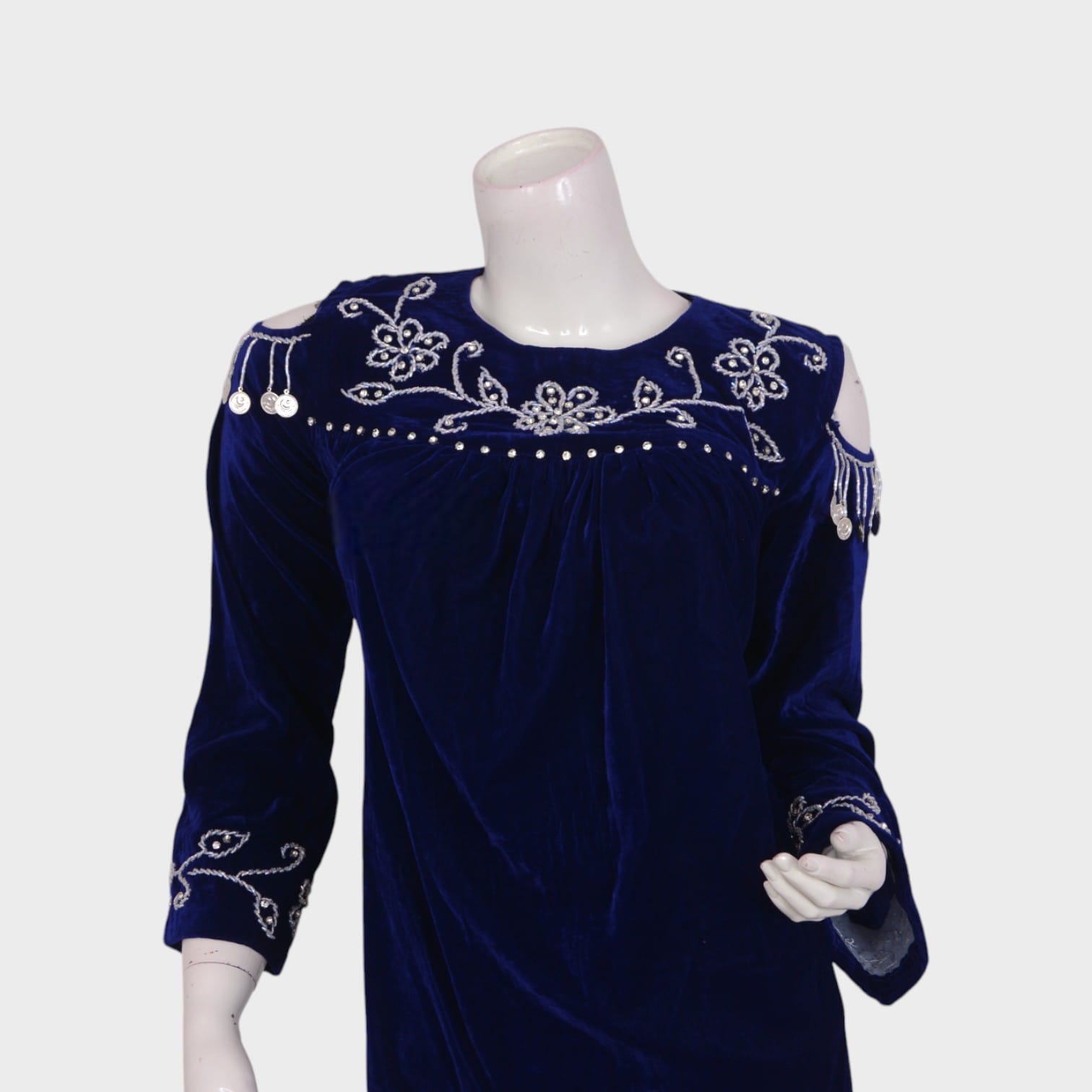 Niloofar Midnight Velvet Dress