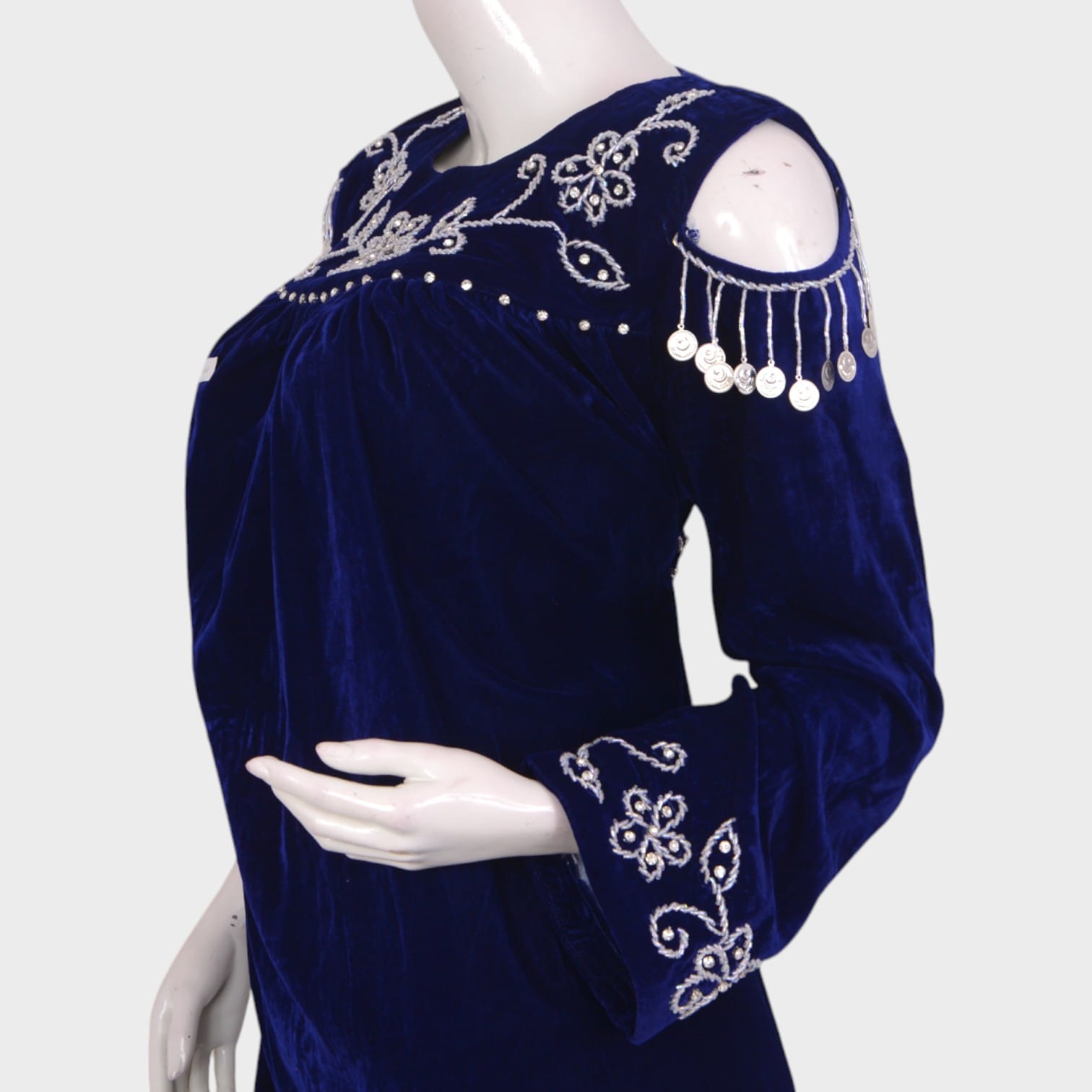 Niloofar Midnight Velvet Dress