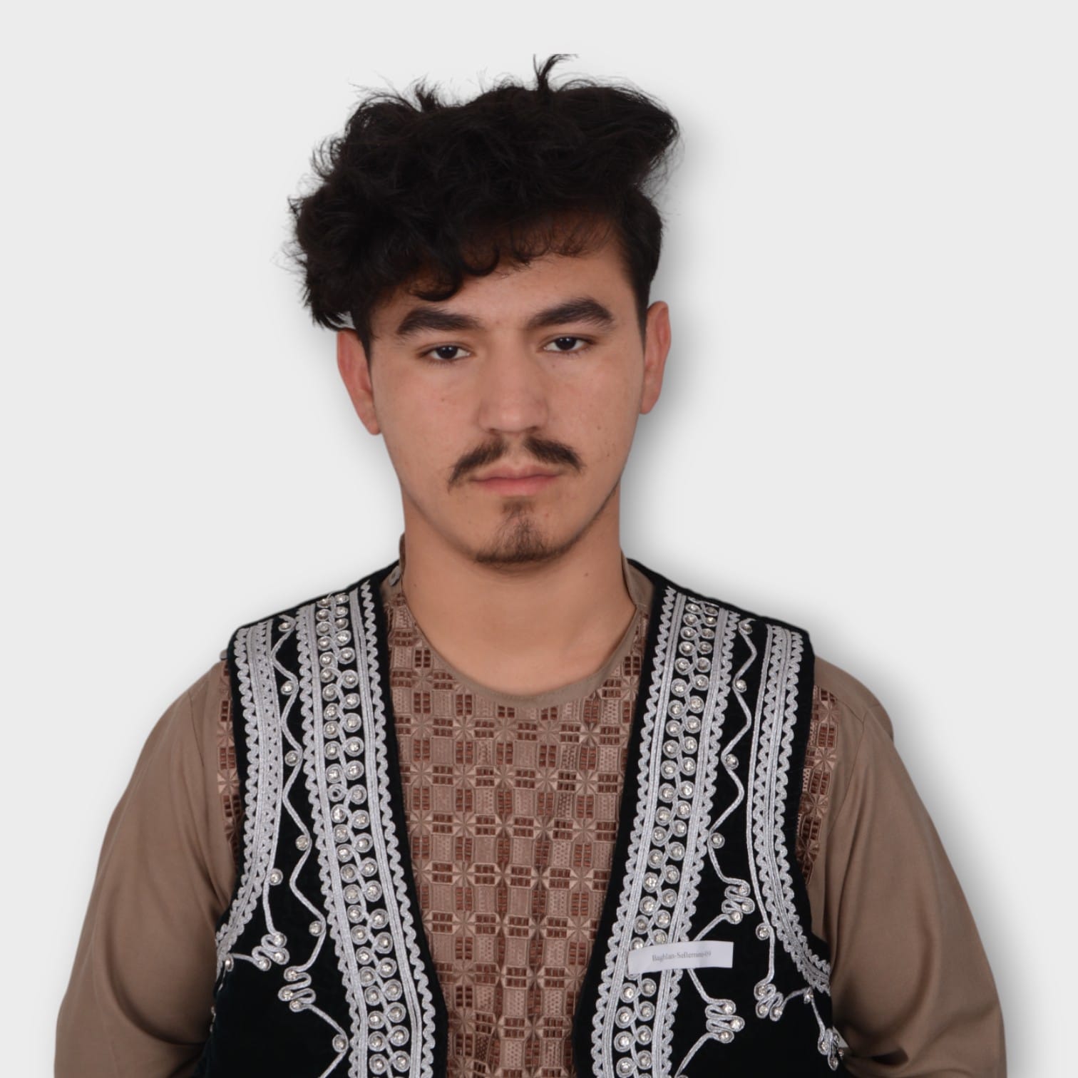 Velvet Waistcoat for men Afghani Siyah Kaarmen Waistcoat