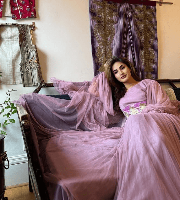 Pink Maxi | Puffed Sleeve Long Fancy Maxi