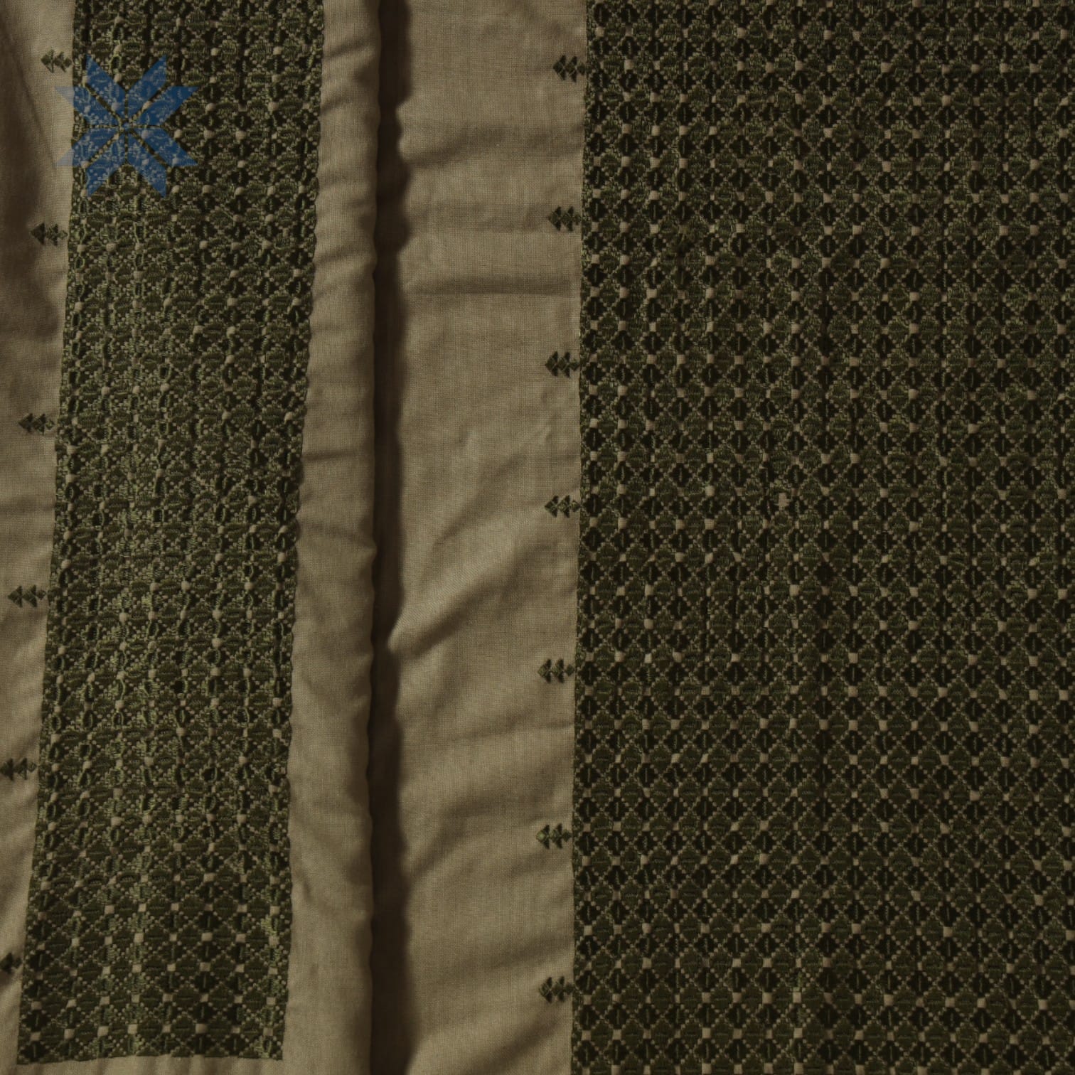 Siyahsabz Heritage Lining – Olive Stitch Edition
