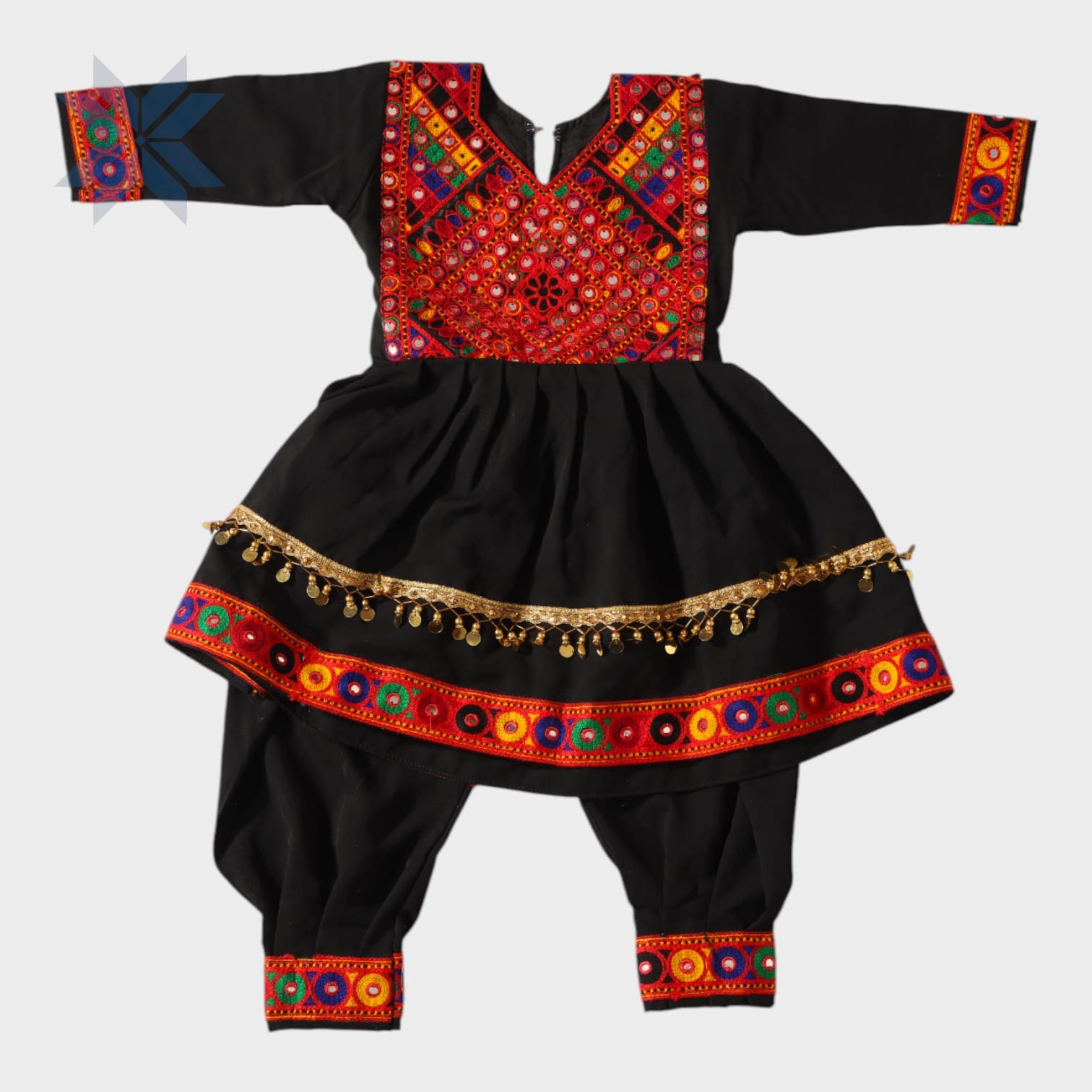 Laili Balochi Dress – Mirror Embroidered Set