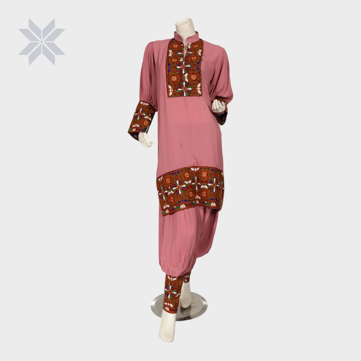 Zunaira Rose Set – Balochi Embroidered Edition