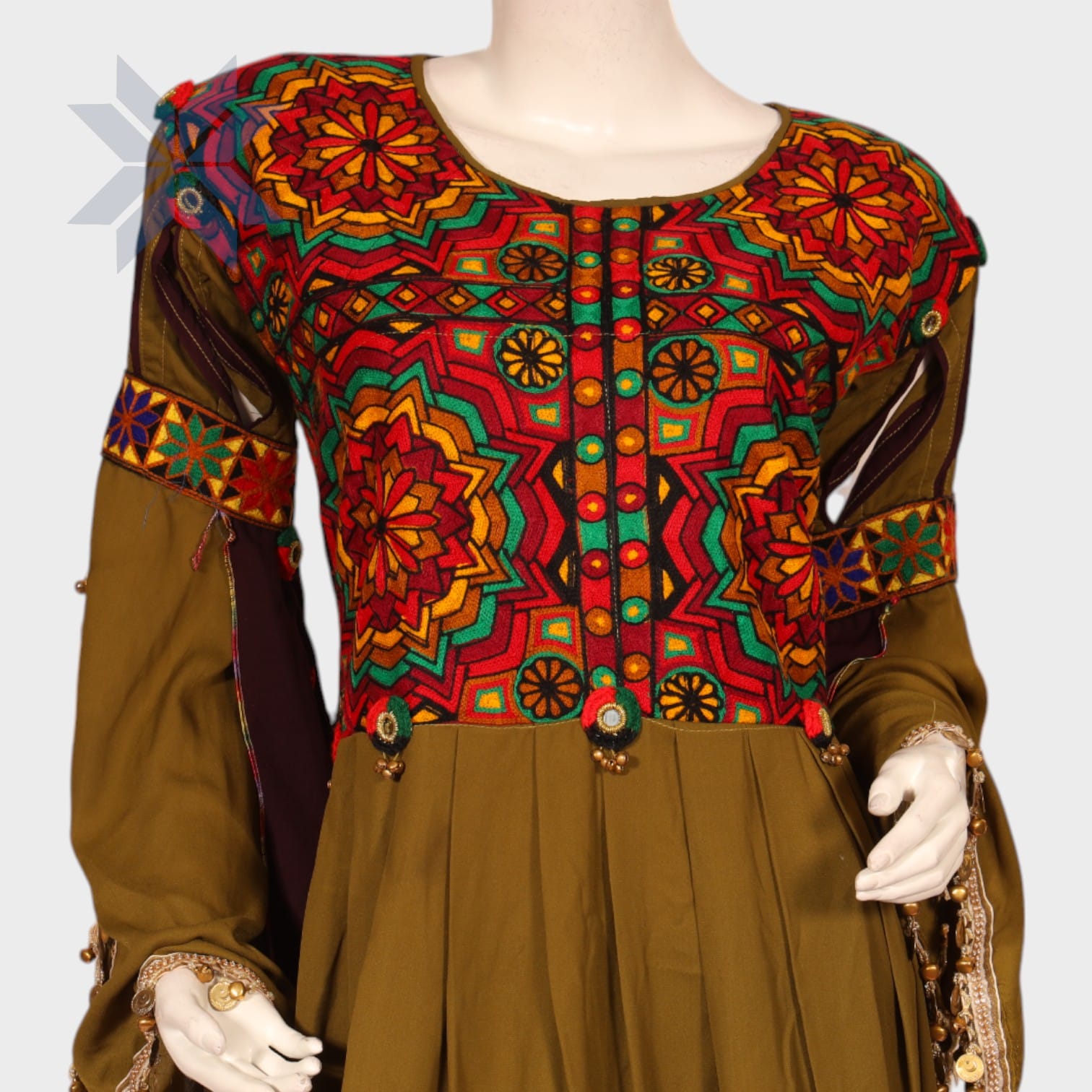 Zuleikha Mosaic Embroidered Dress Set