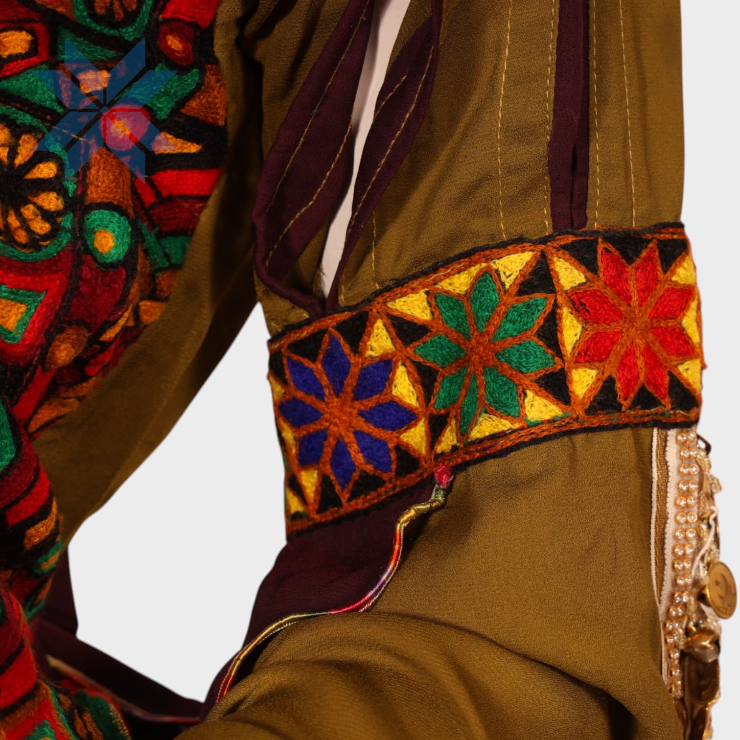 Zuleikha Mosaic Embroidered Dress Set