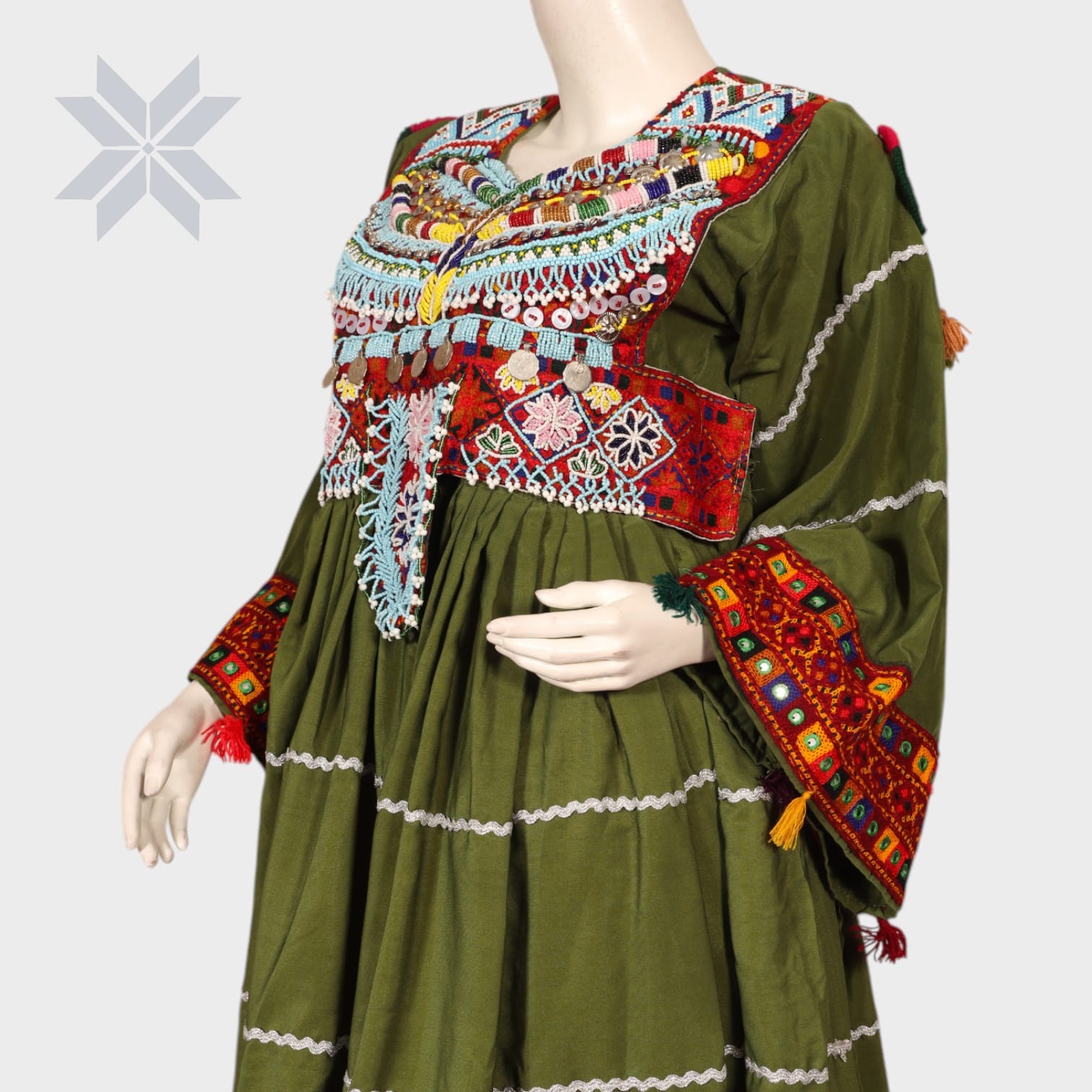 Lailuma Tribal Embroidered Two-Piece Set