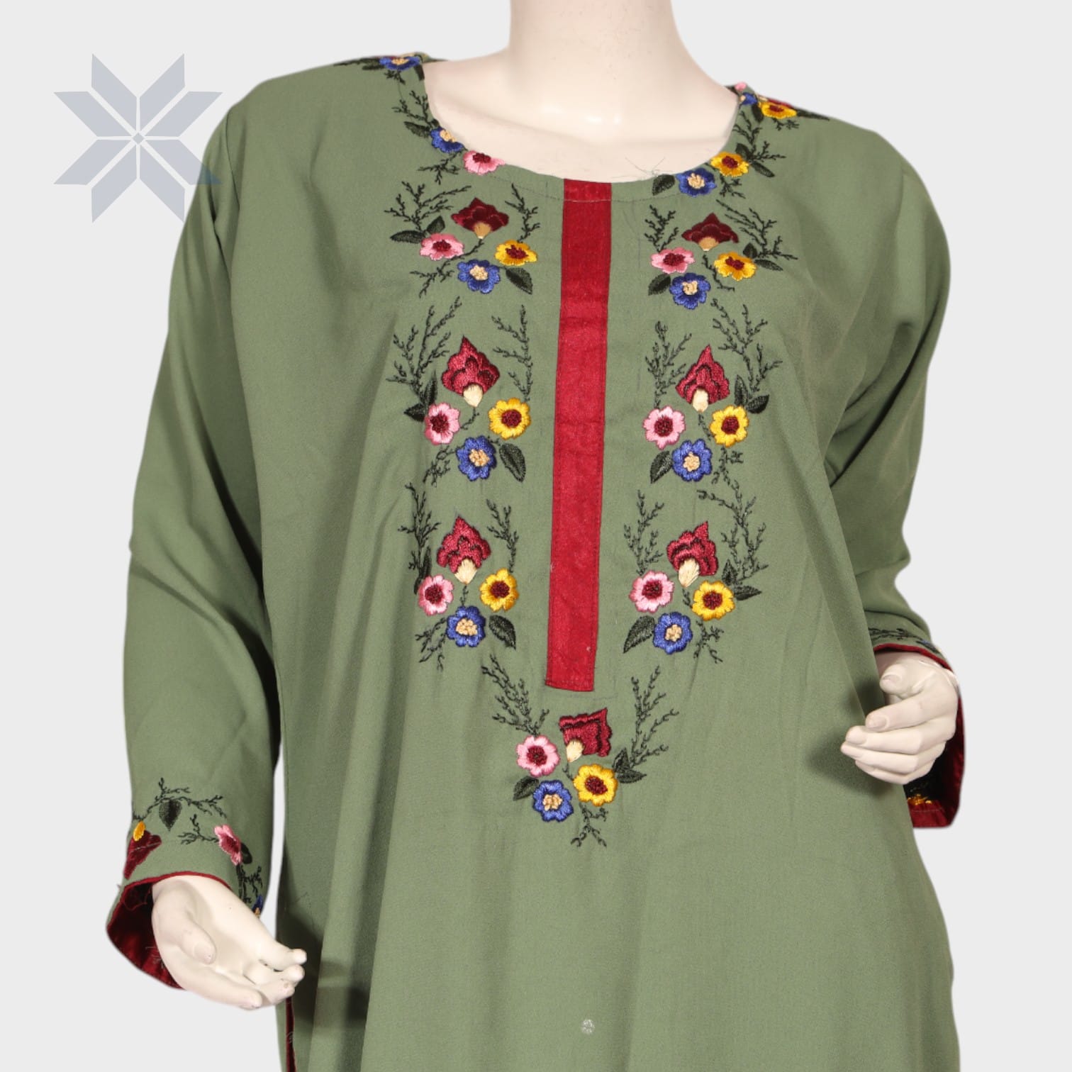 Sabz Gul Classic Embroidered Set