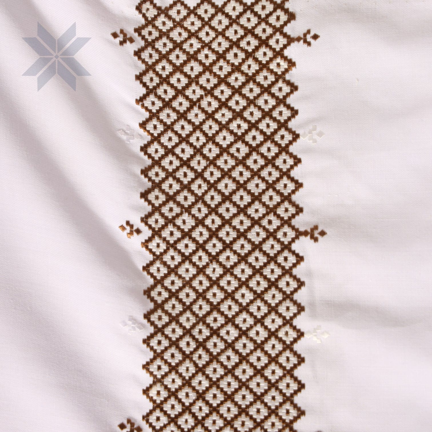 White Traditional Afghani Men's Scraf