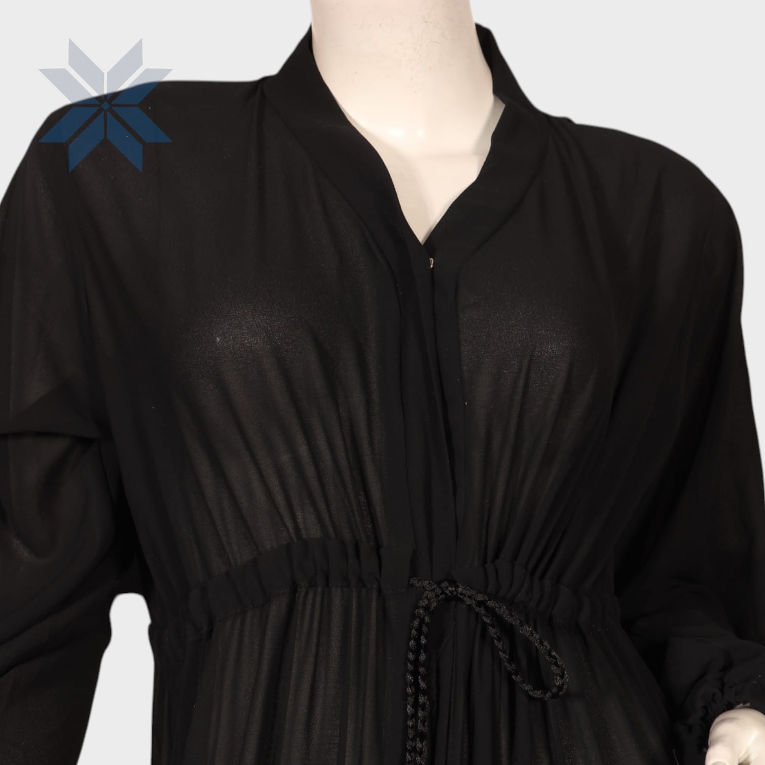 Sheer Black  Abaya