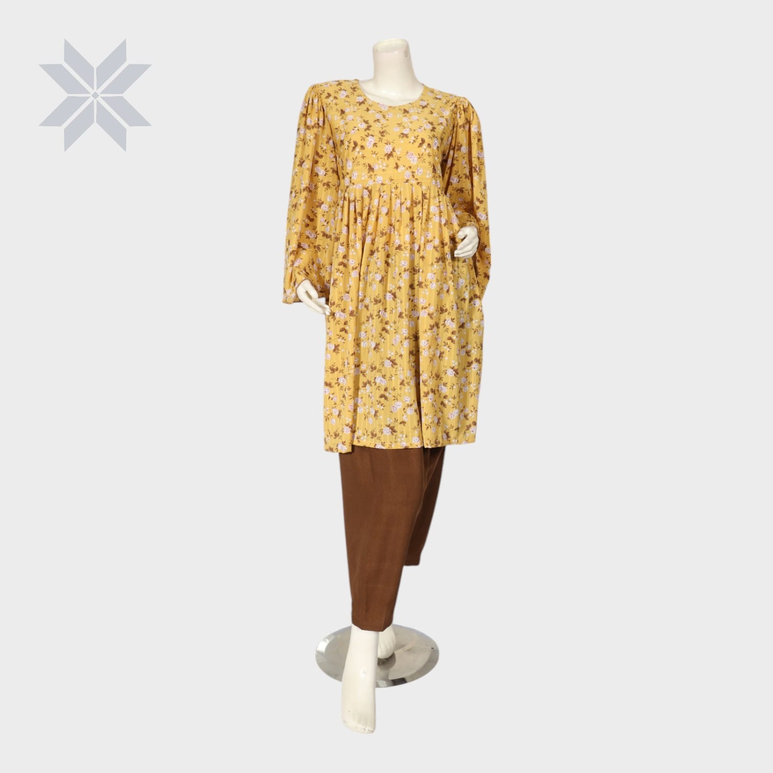 Mustard Blossom Tunic Dress