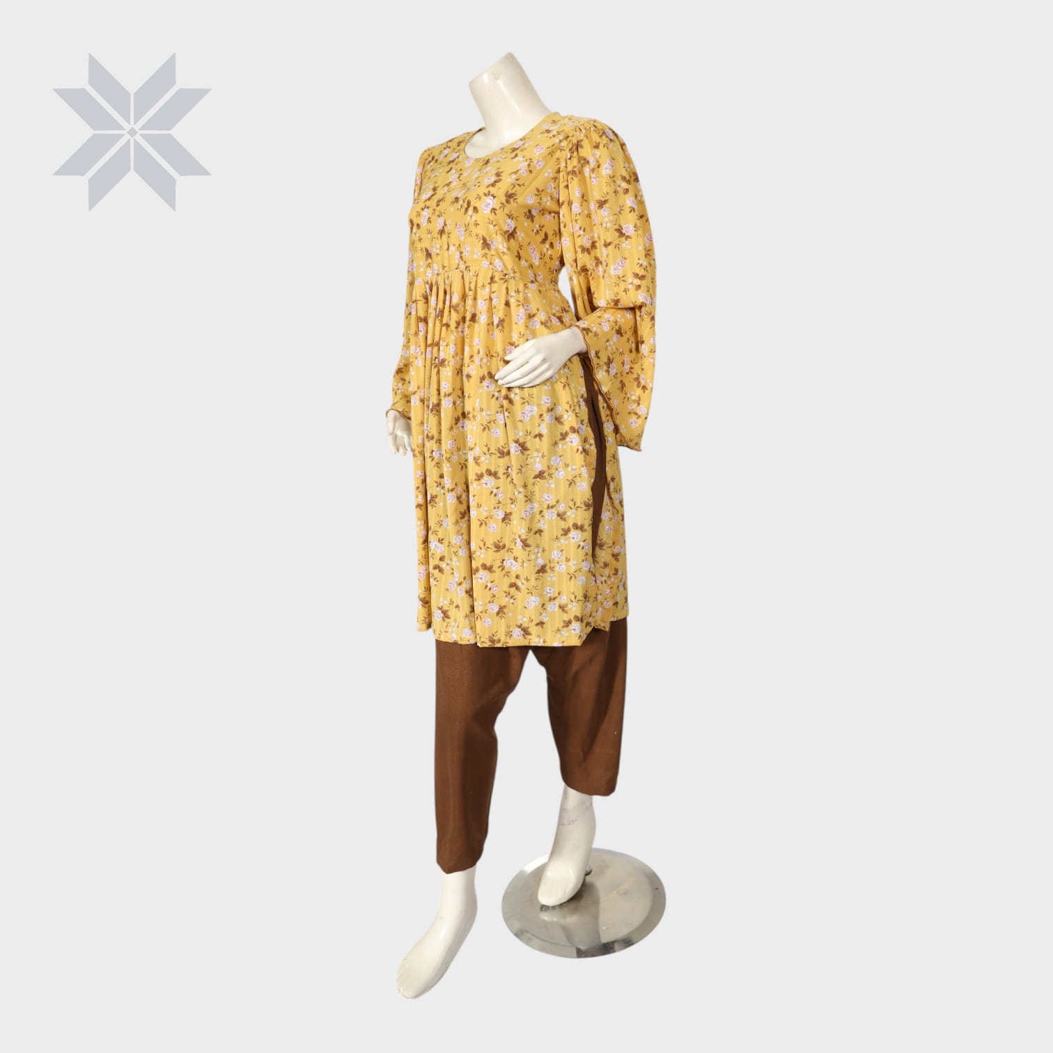 Mustard Blossom Tunic Dress