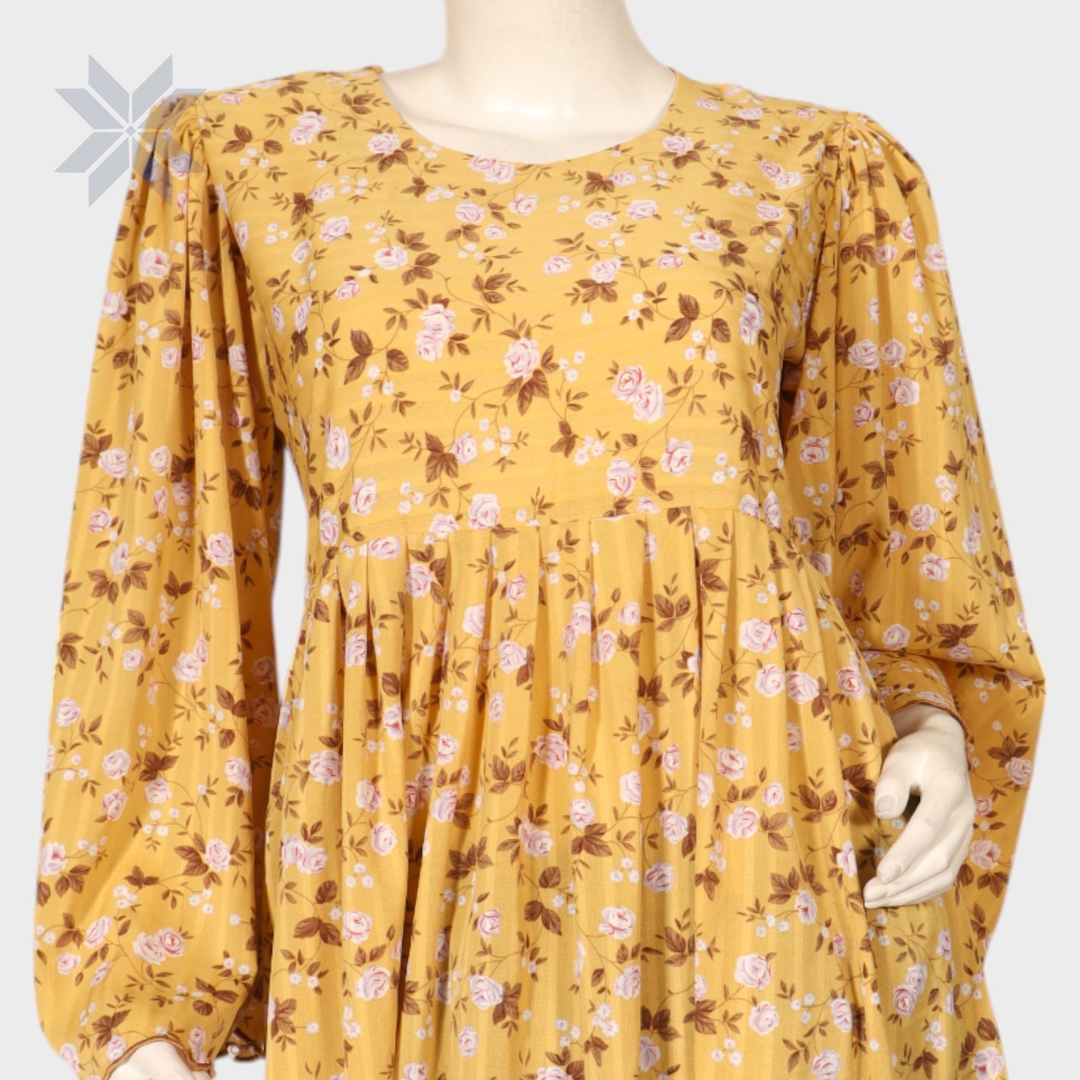 Mustard Blossom Tunic Dress