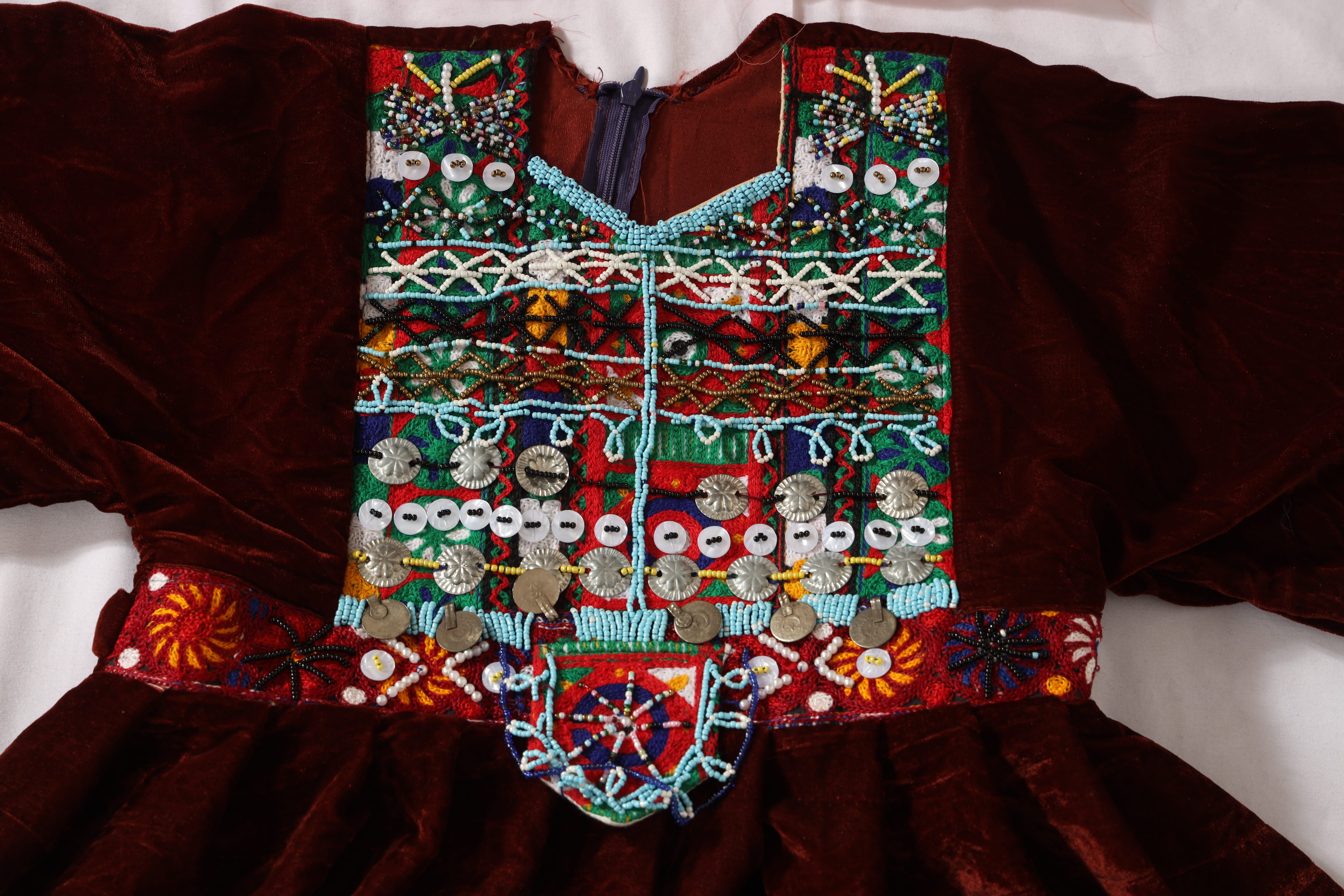 Ruby Heritage Velvet Baby Dress