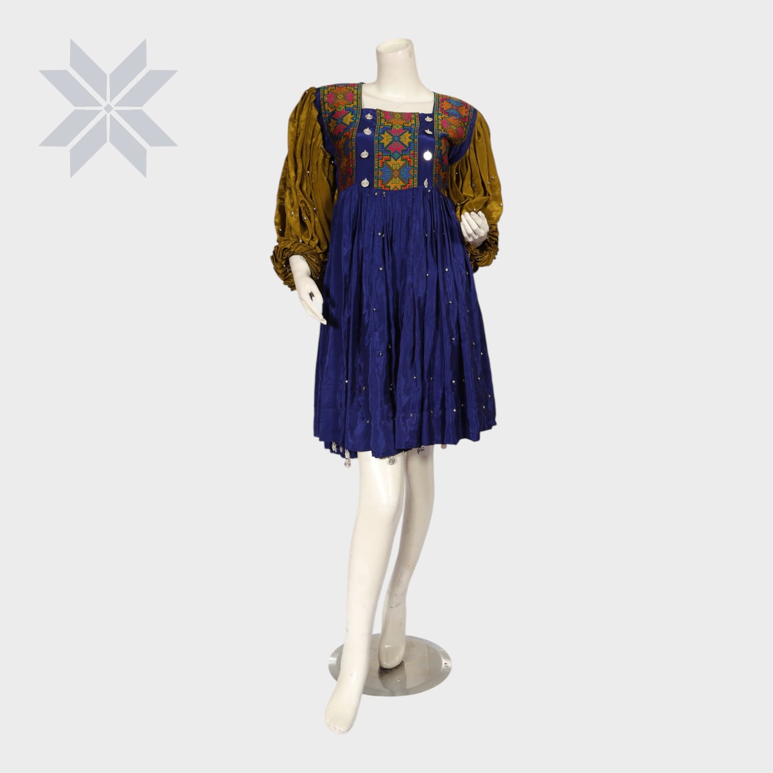 Royal Dusk Afghani Dress