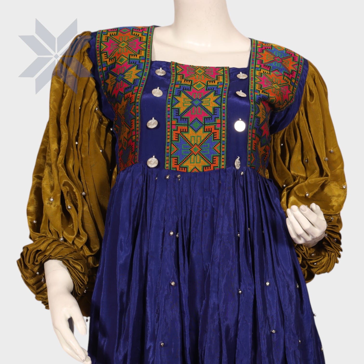 Royal Dusk Afghani Dress