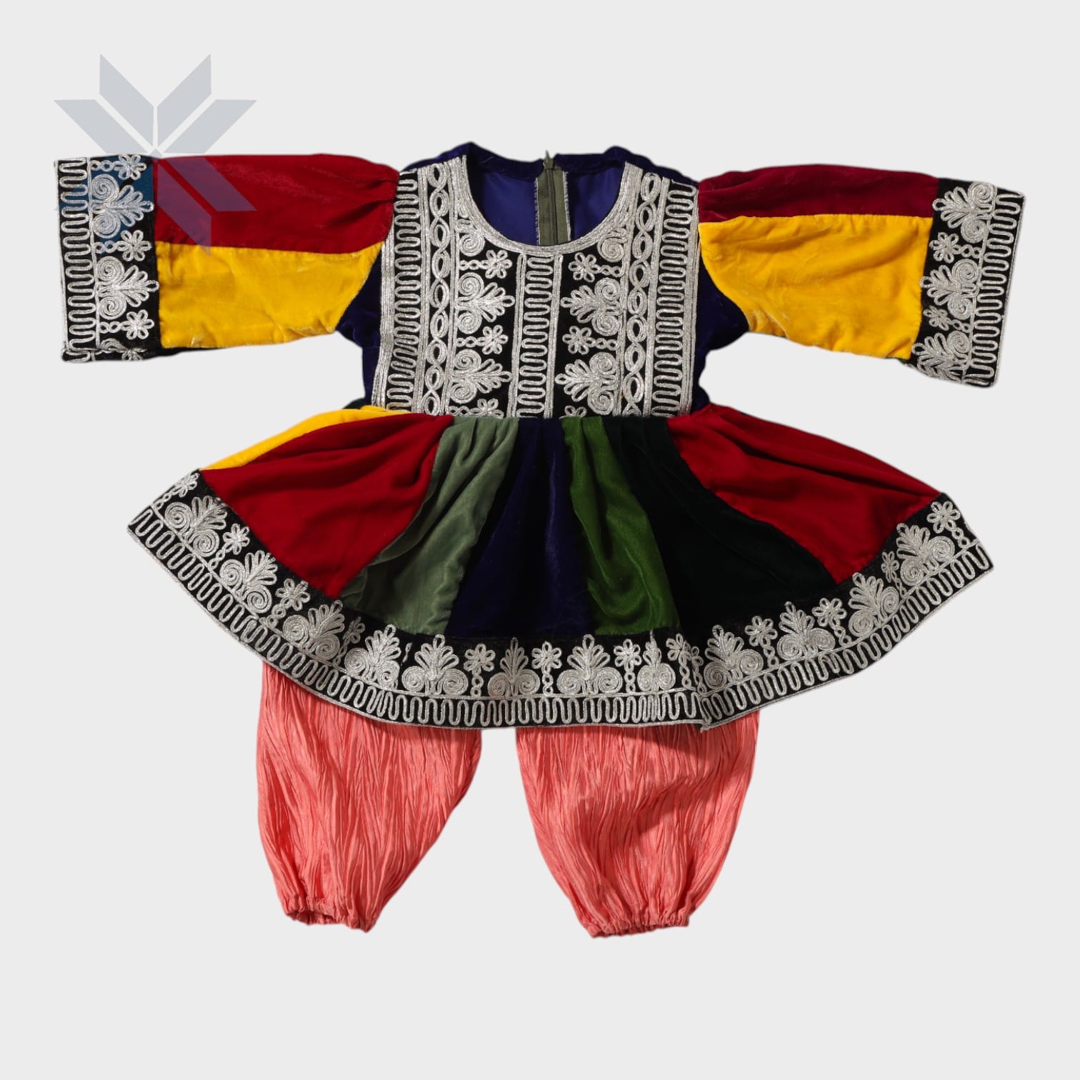 Gulbahar Multicolor Embroidered Baby Dress