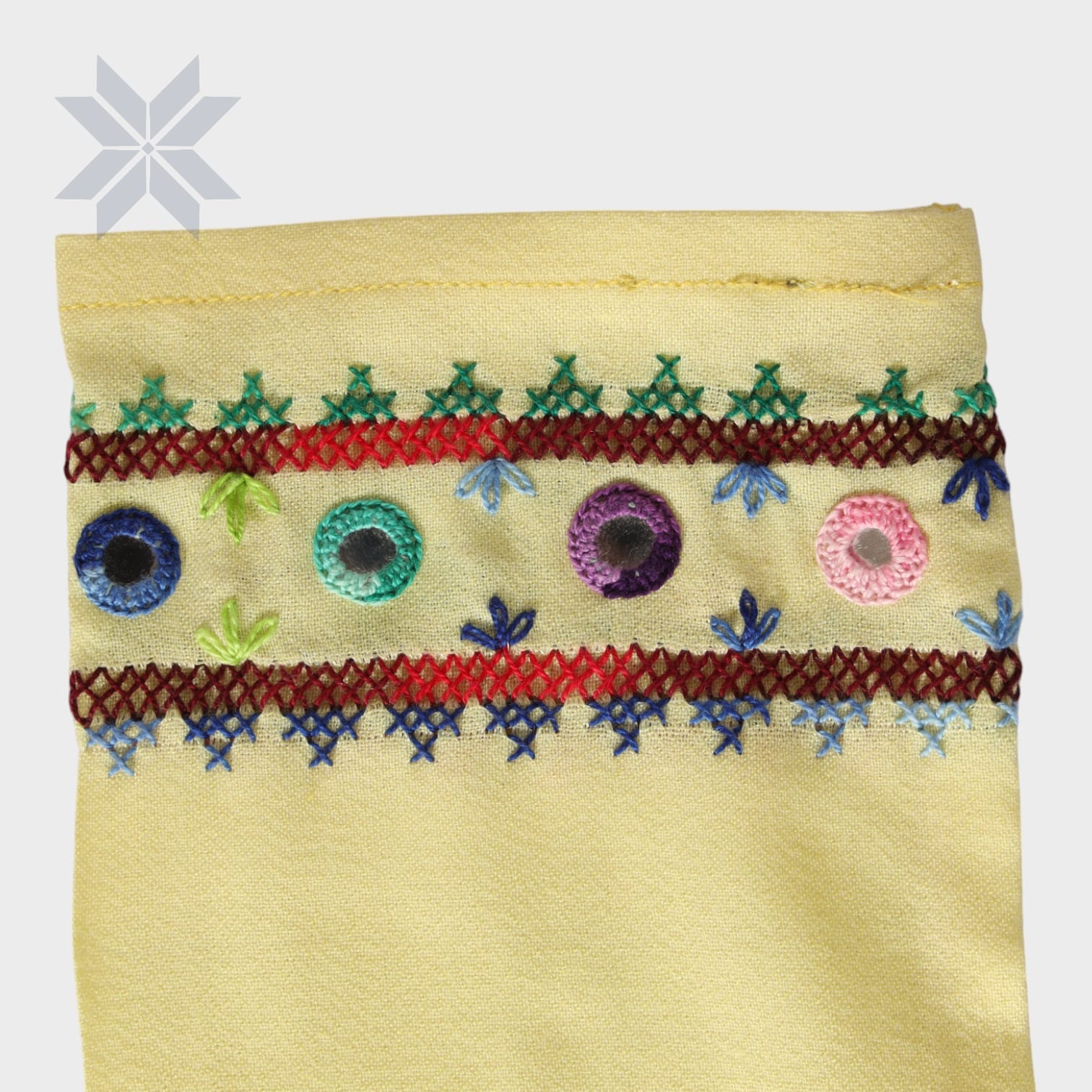 Zarihan Yellow Embroidered Frock
