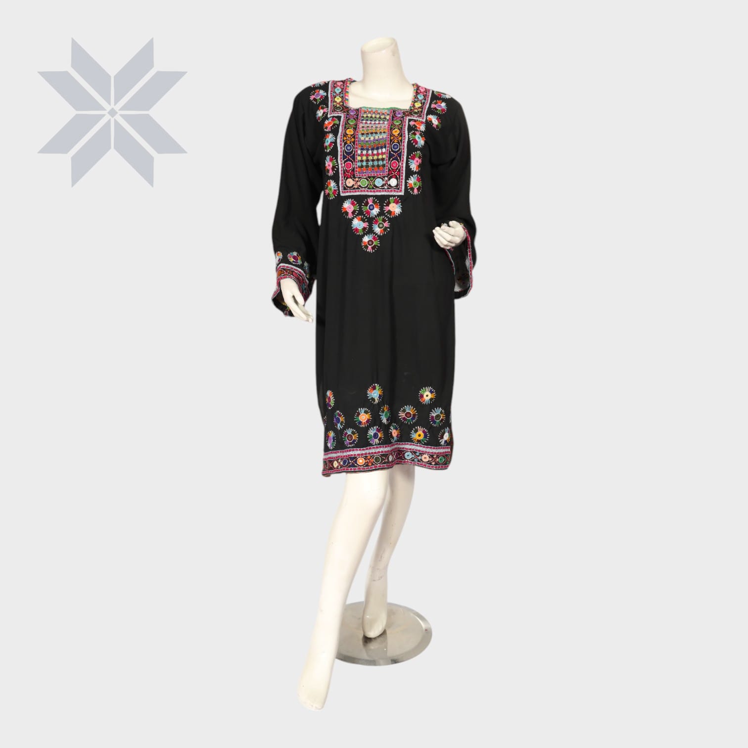Lalita Floral Embroidered Dress