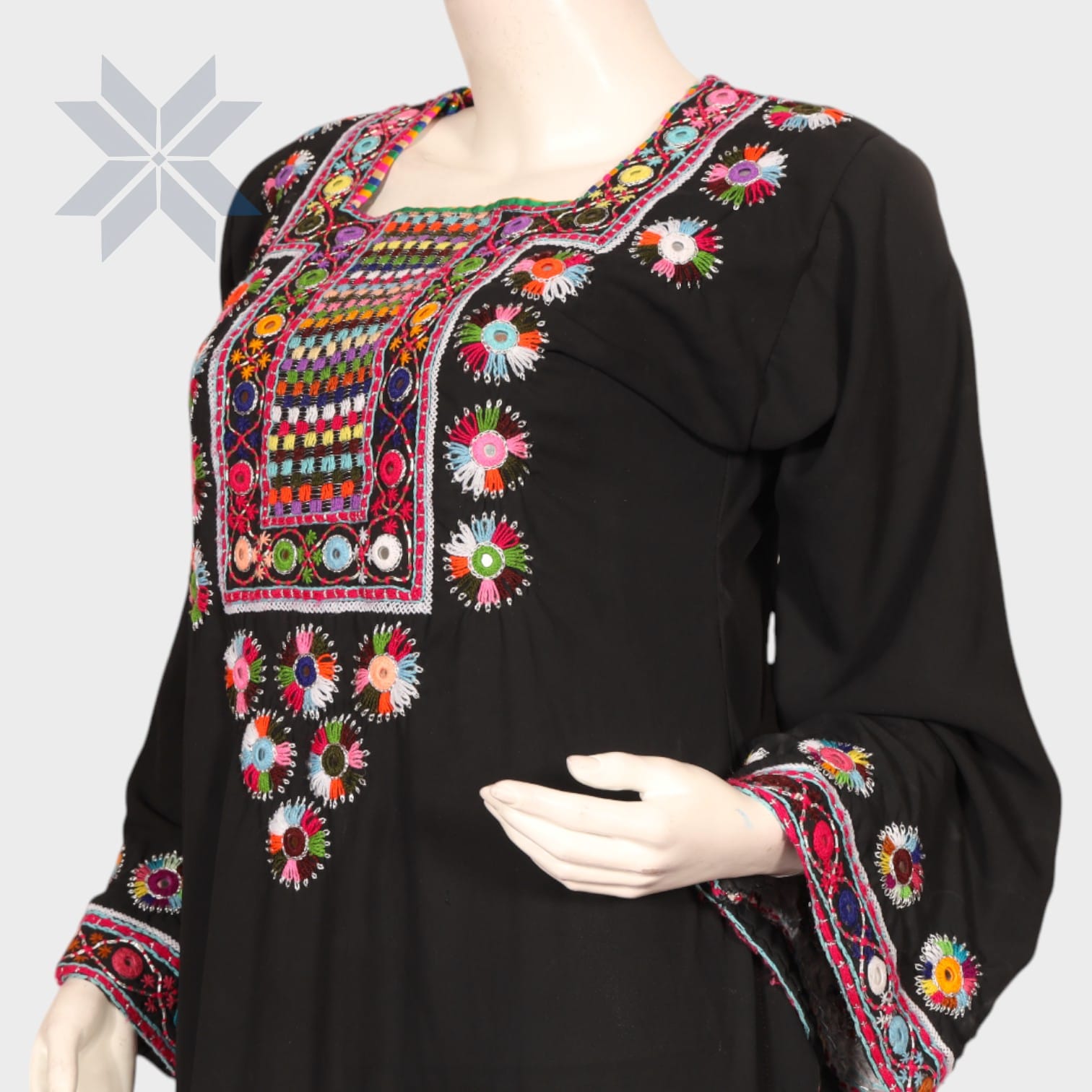 Lalita Floral Embroidered Dress