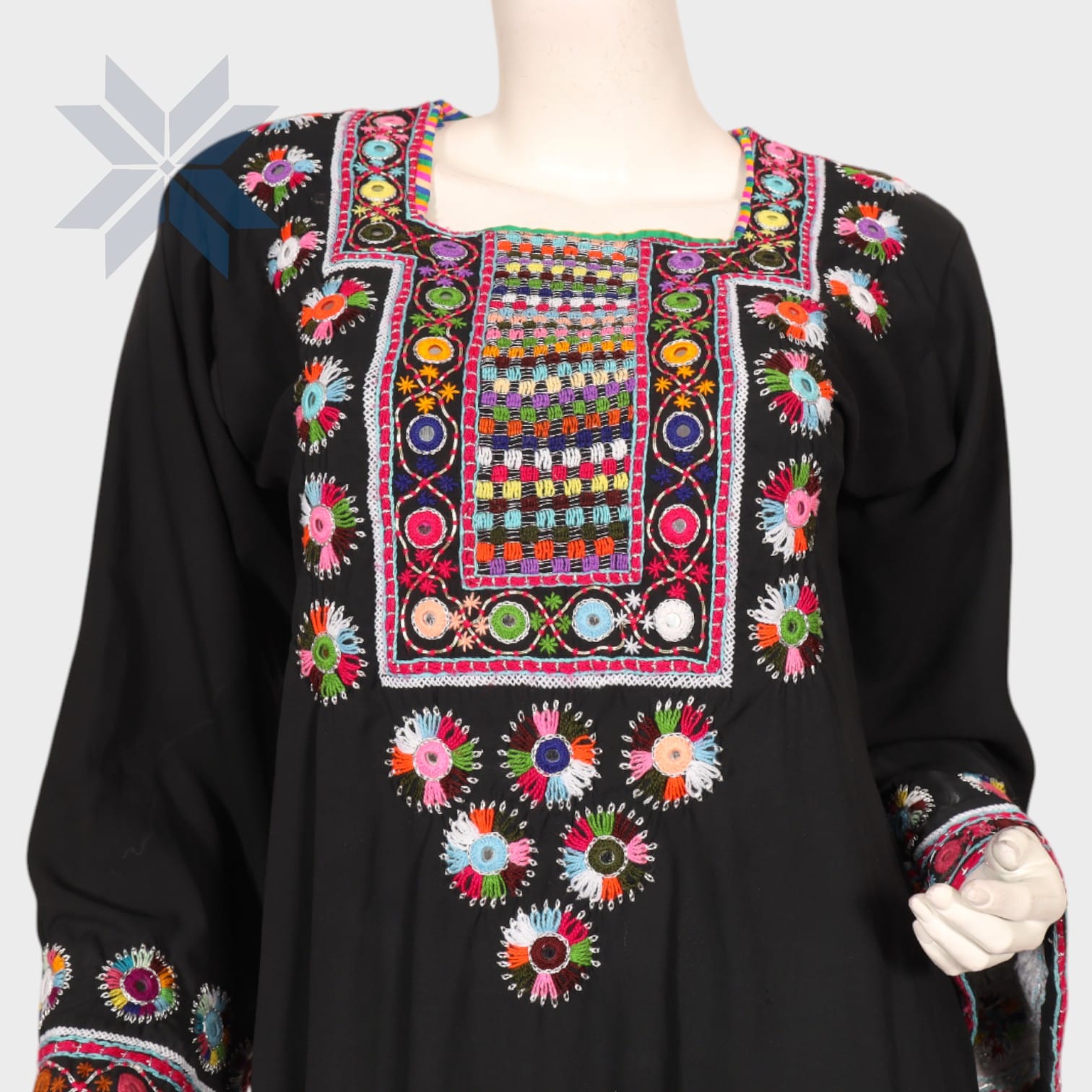 Lalita Floral Embroidered Dress
