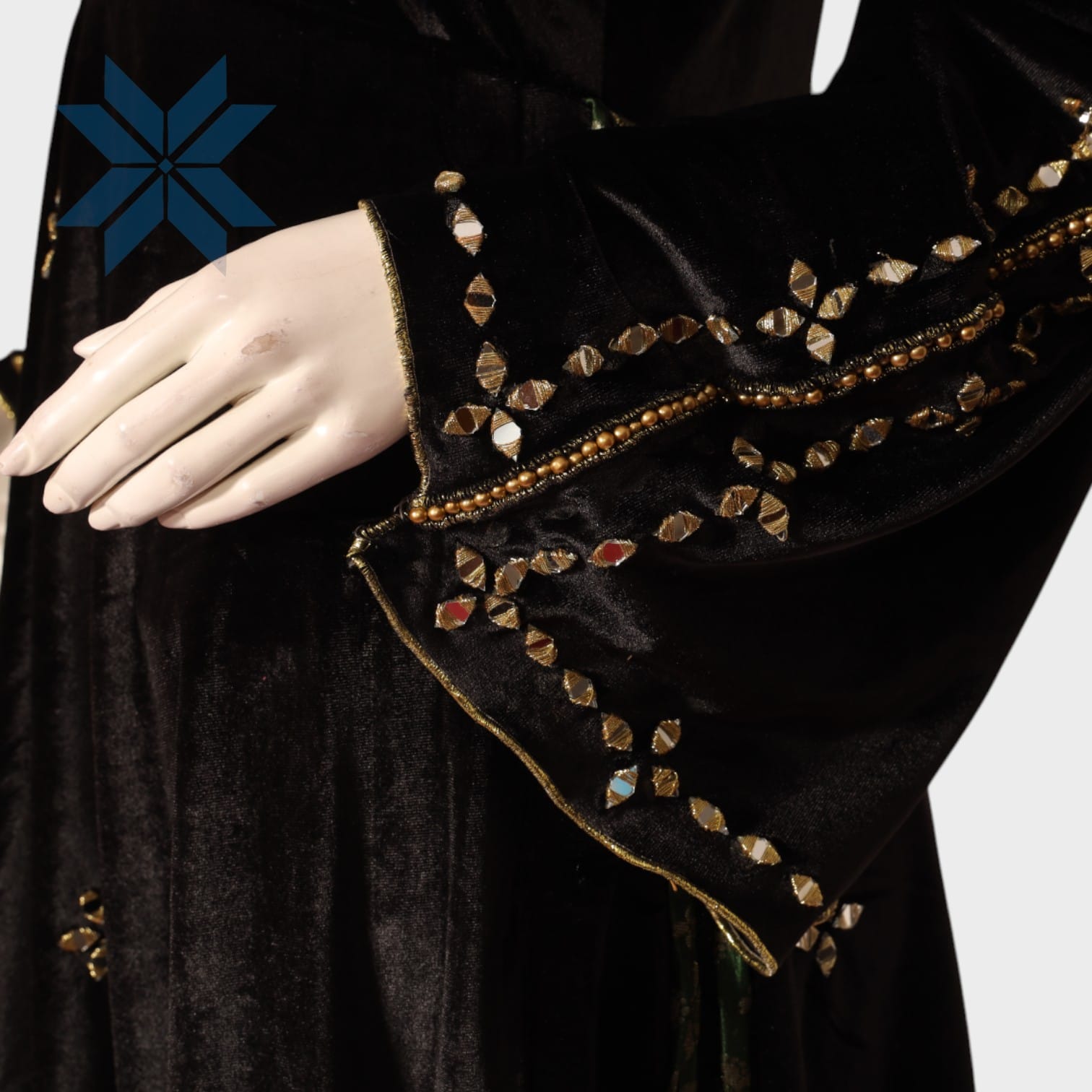 Zareen Velvet Charm Dress