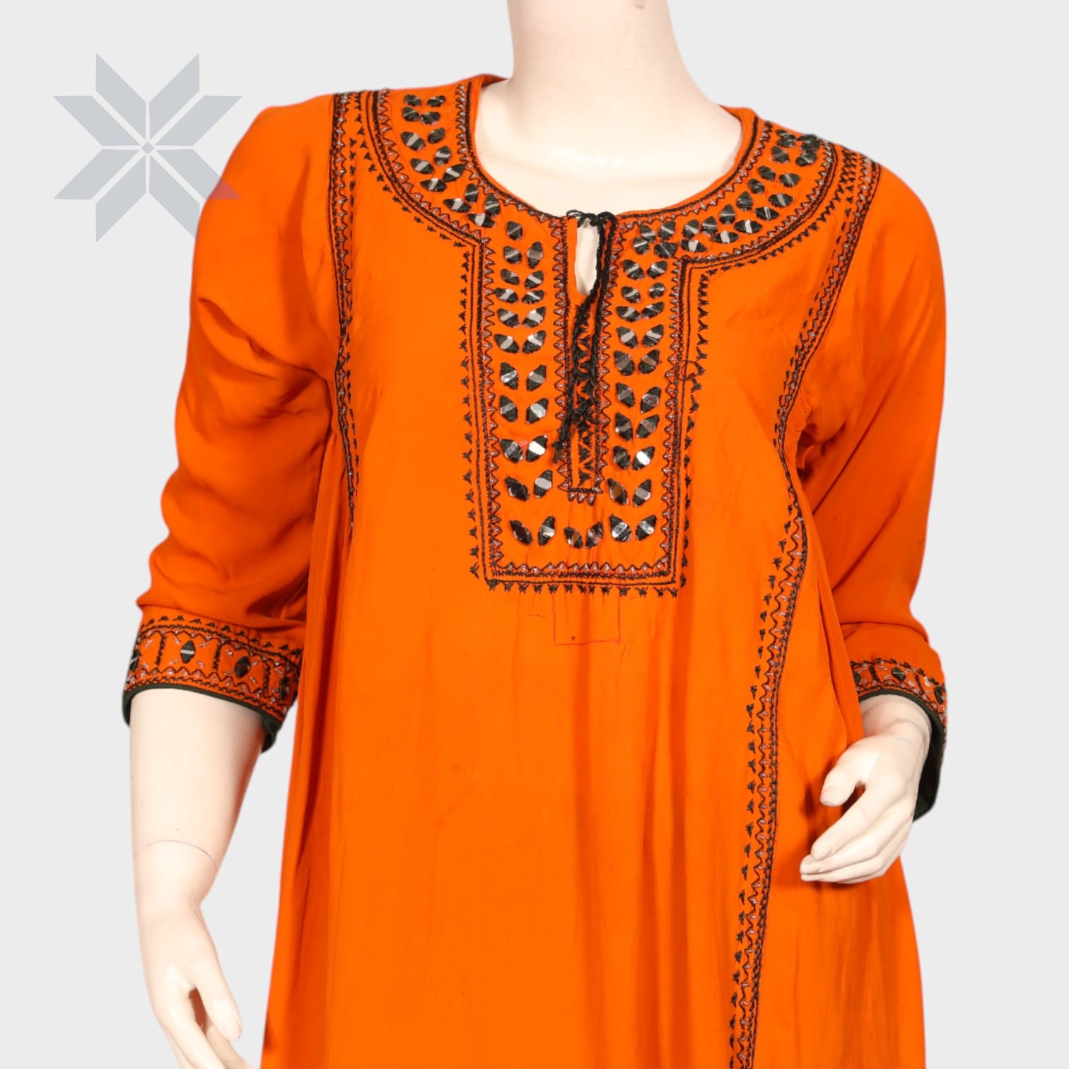 Amber Radiance Afghani Tunic Set