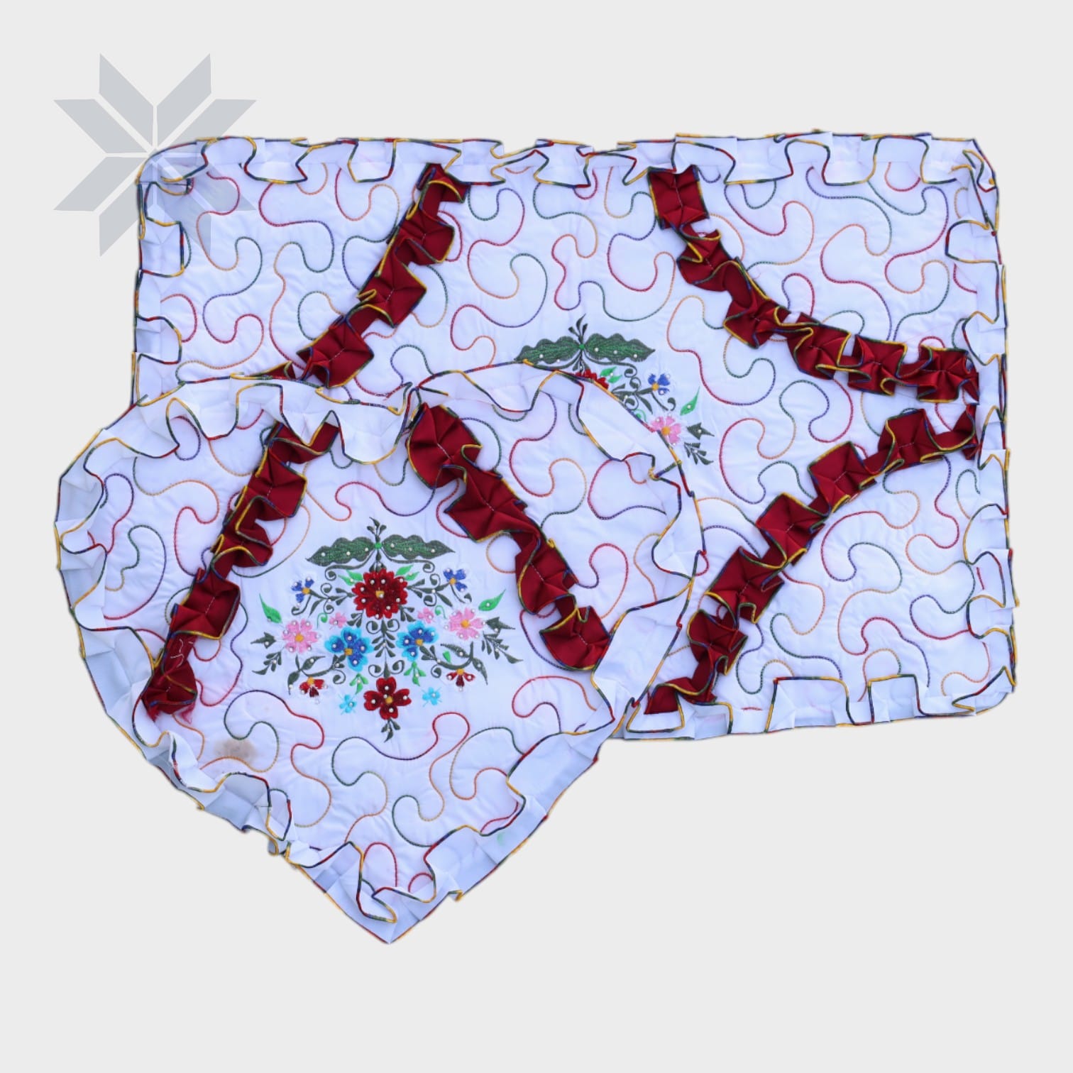 Rosette Charm Cushion Set