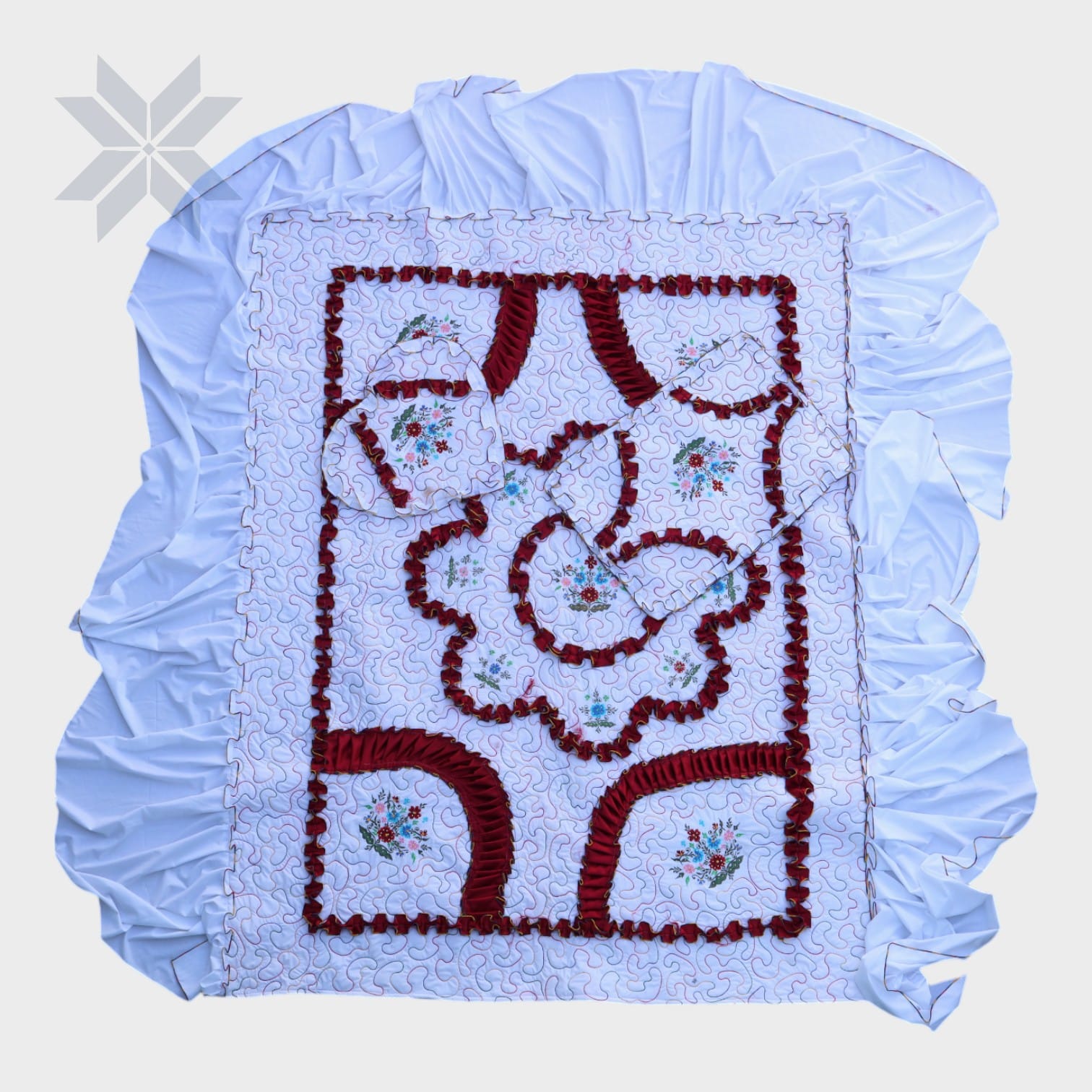 Rosette Charm Cushion Set