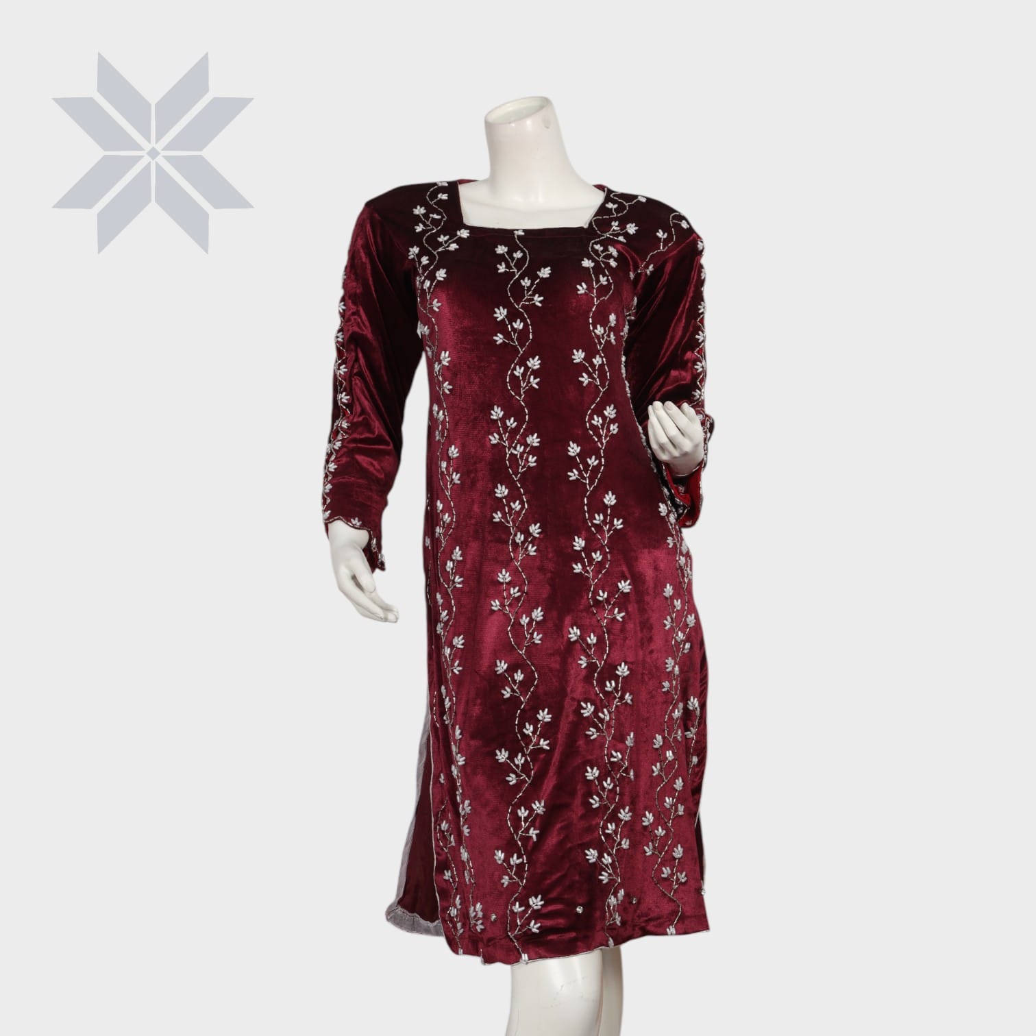 Velvet Vine Elegance Dress
