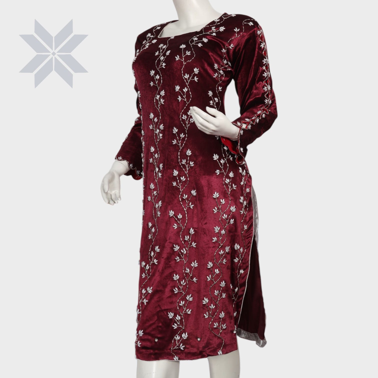 Velvet Vine Elegance Dress
