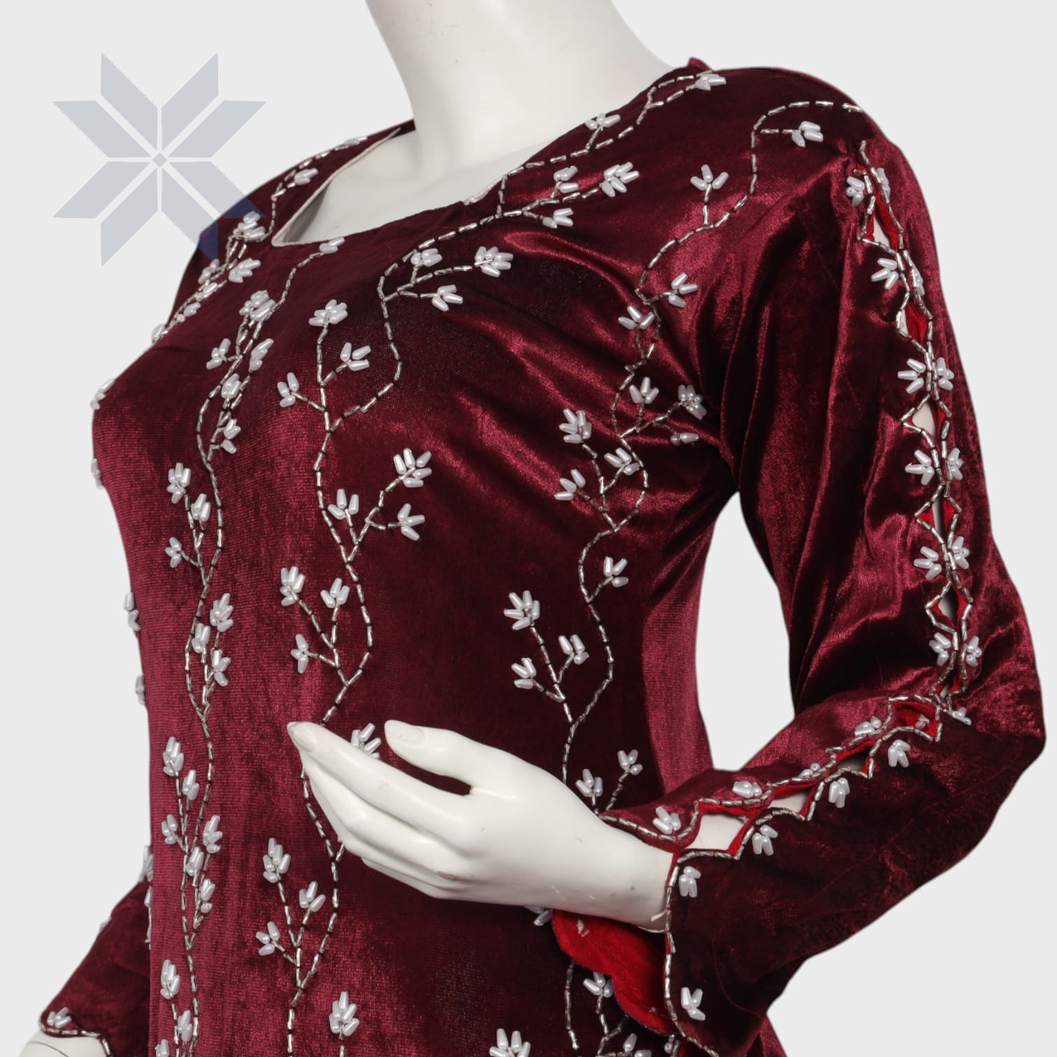 Velvet Vine Elegance Dress
