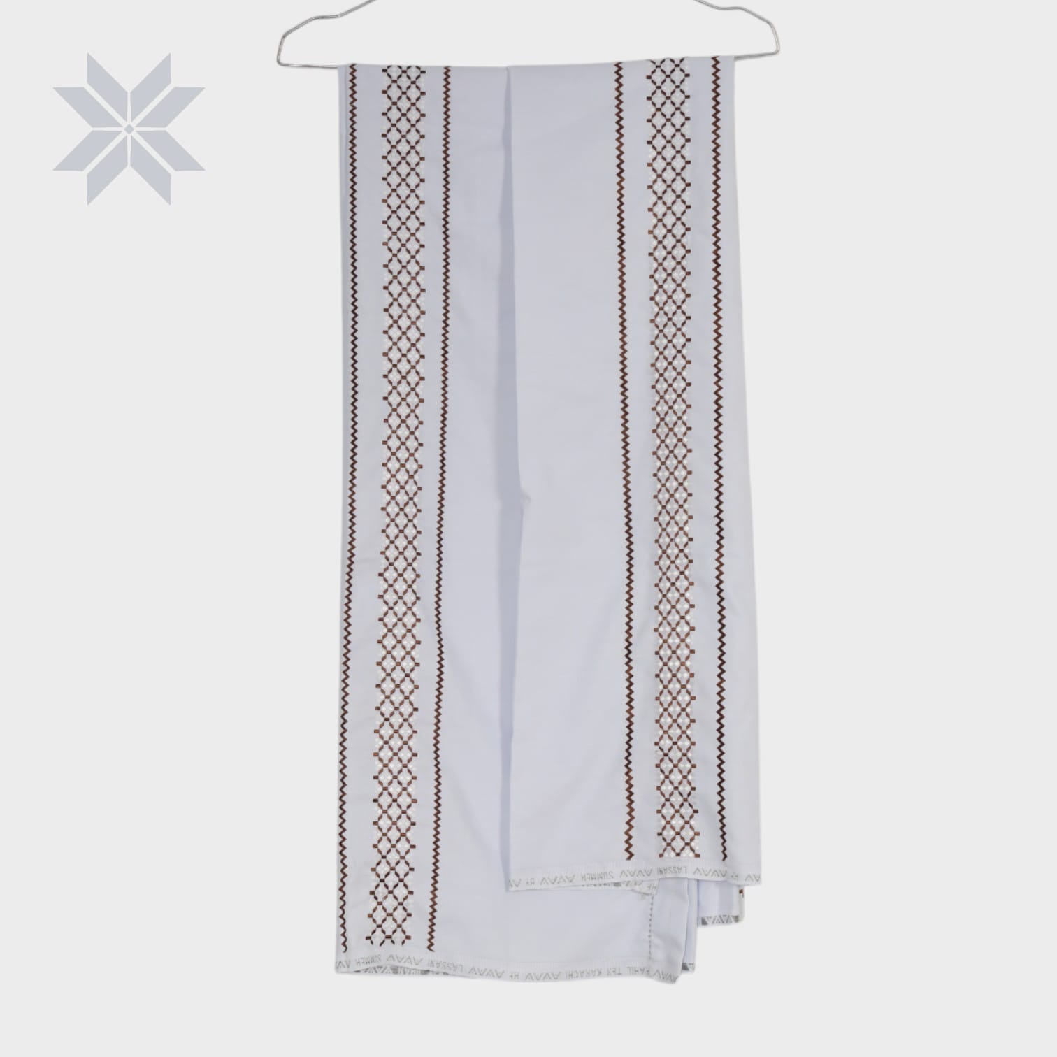 Desert Weave White Shawl