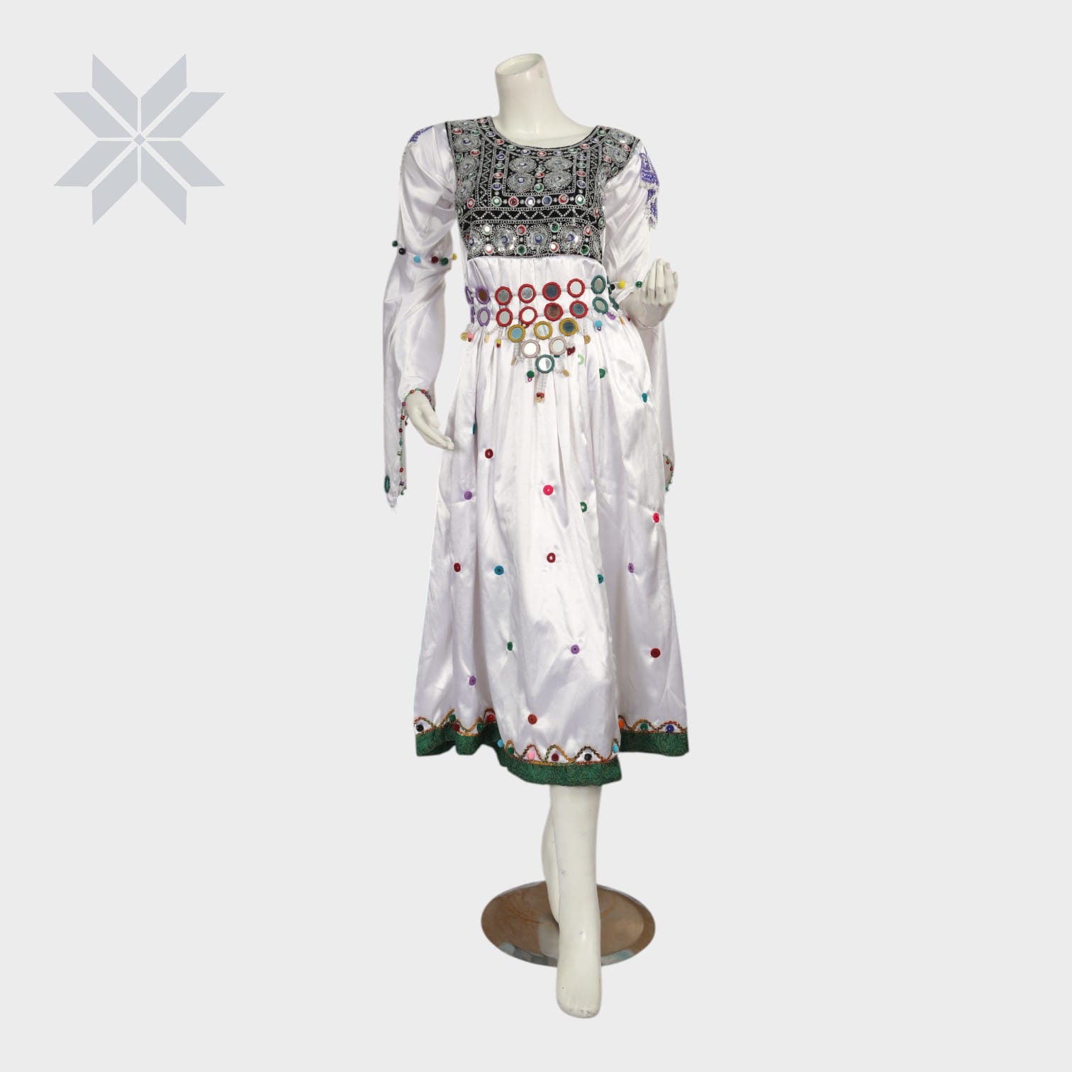 White Radiance Kuchi Dress