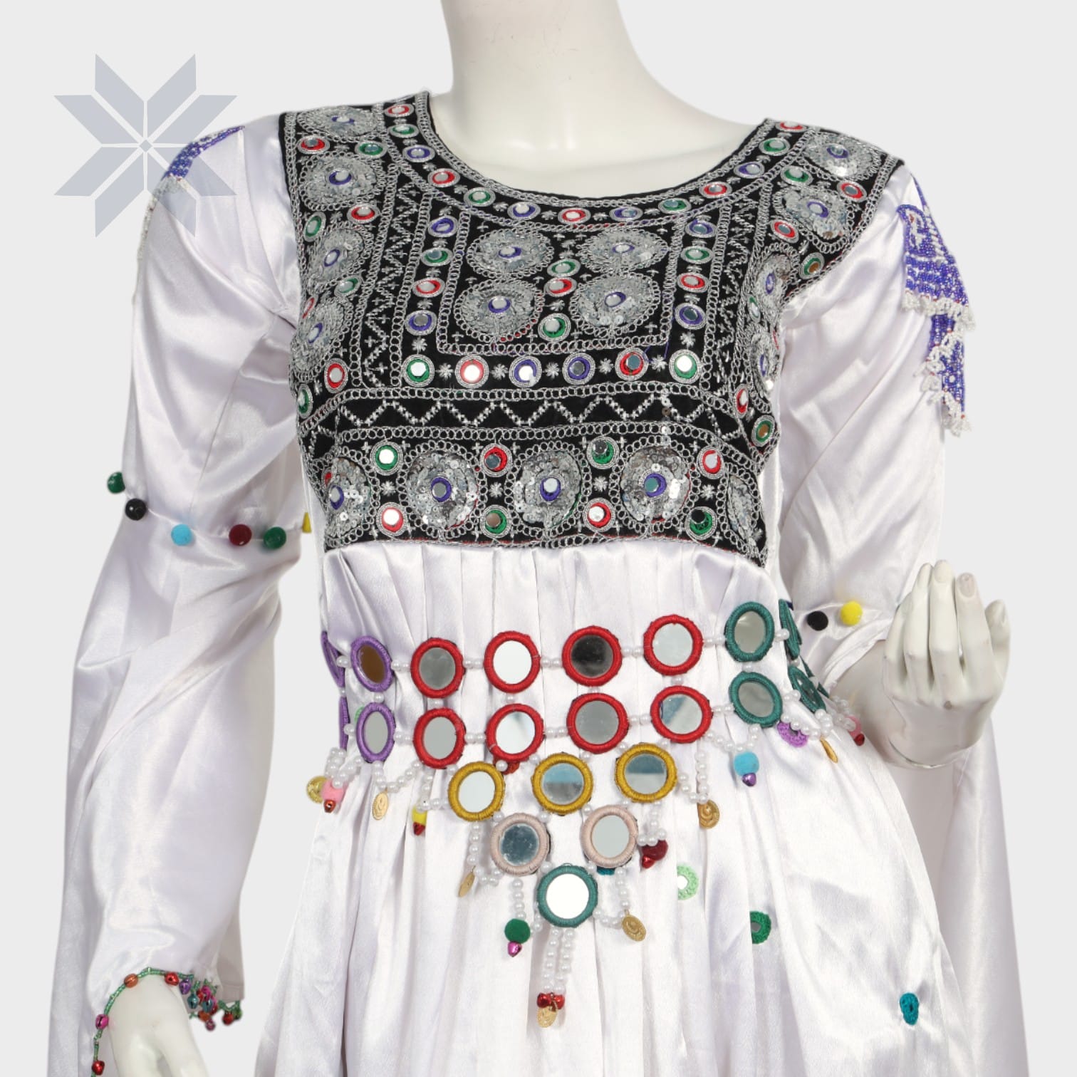 White Radiance Kuchi Dress