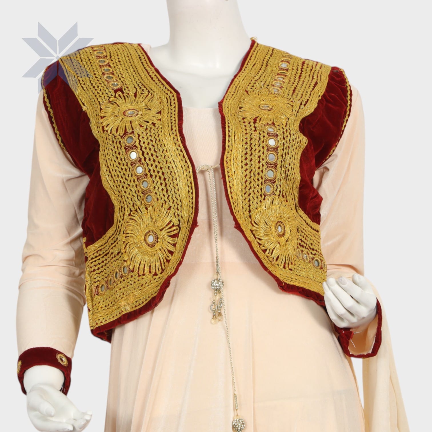 Golden Grace Traditional Dress Set