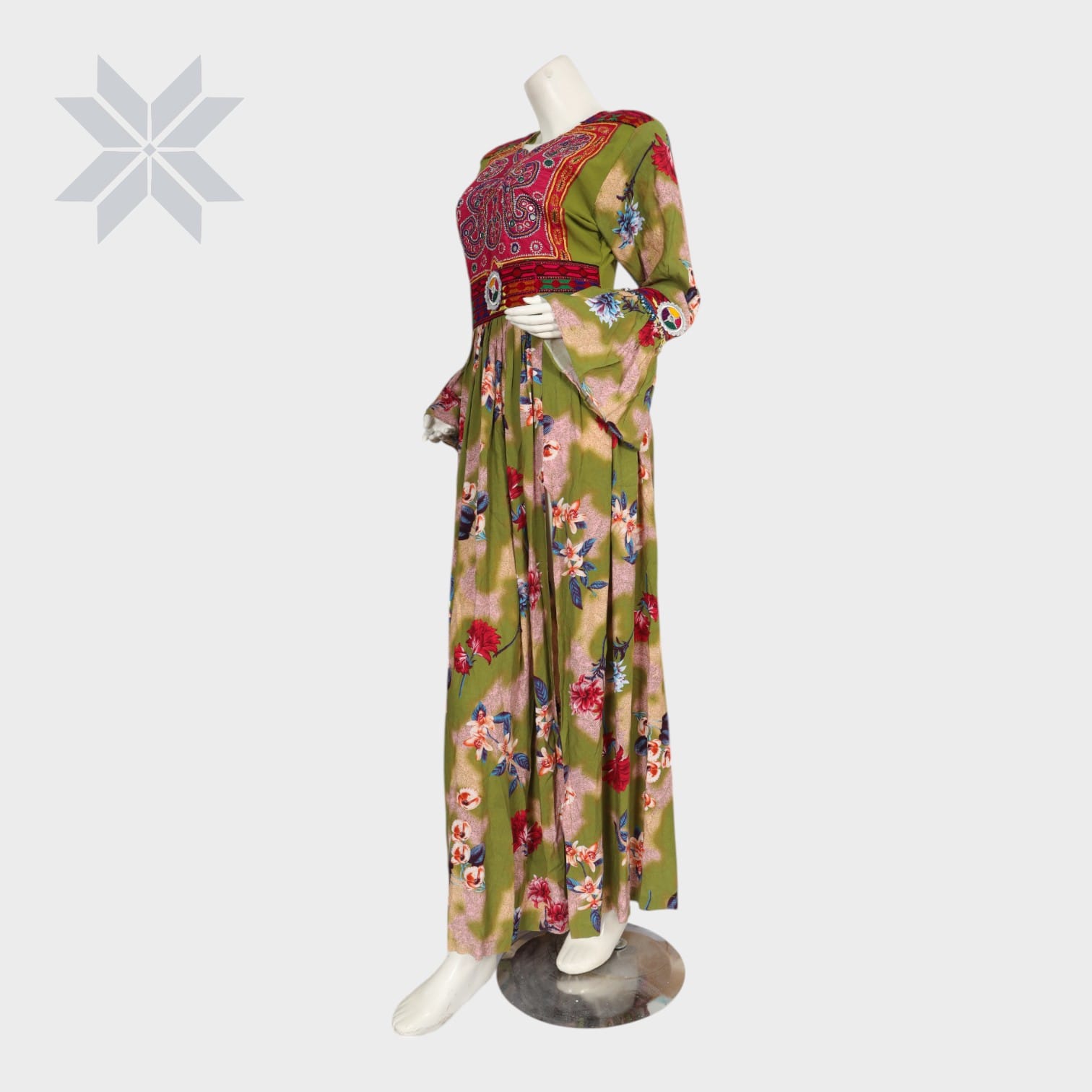 Spring Nomad Embroidered Dress