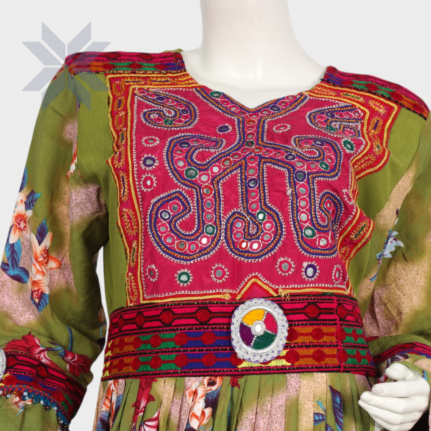 Spring Nomad Embroidered Dress