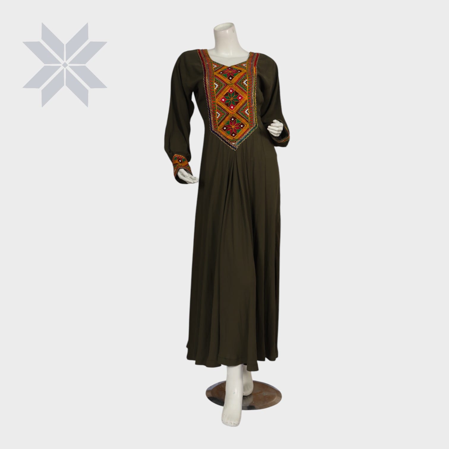 Nomadic Earth Embroidered Dress