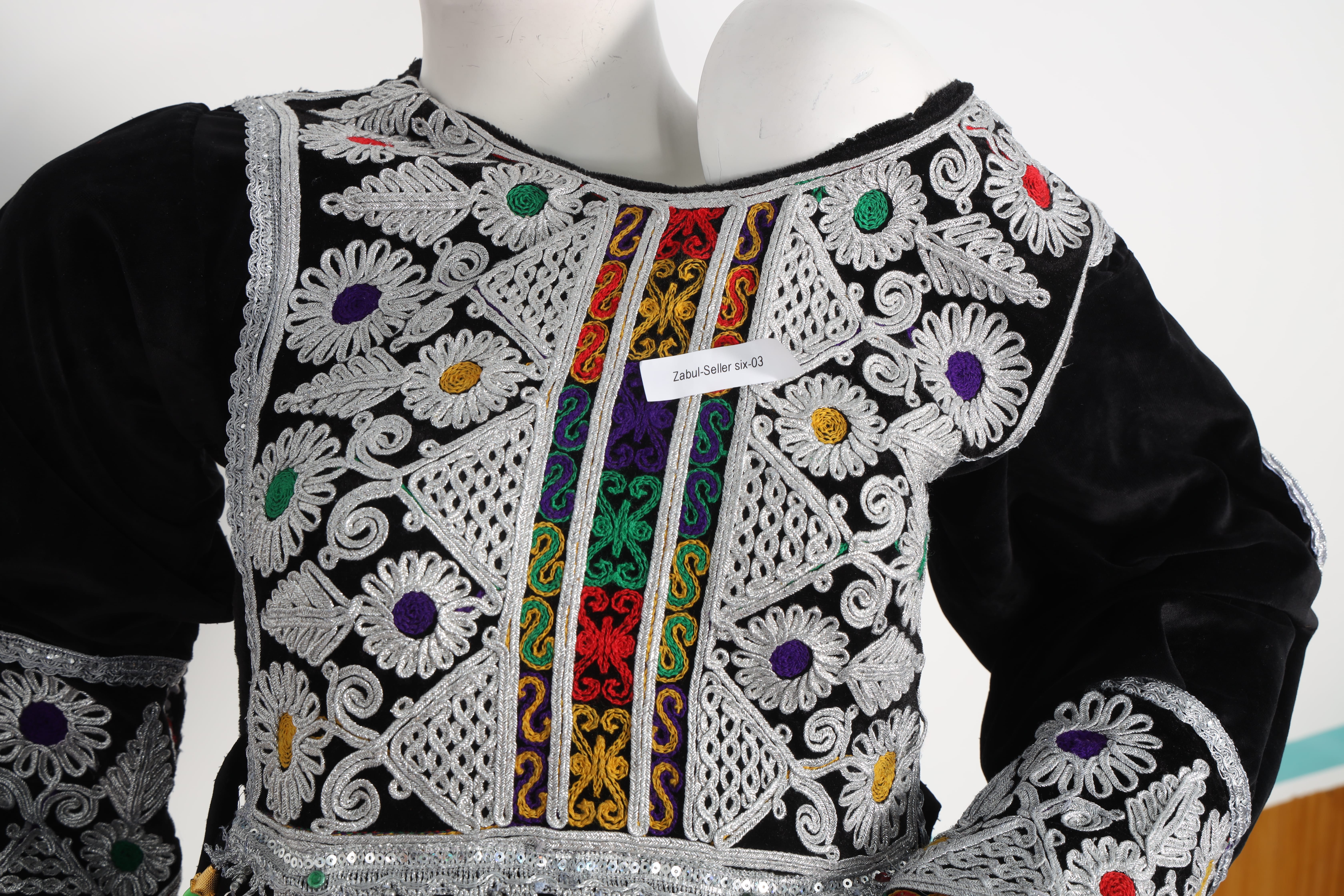 Kandahar Royal Velvet Dress