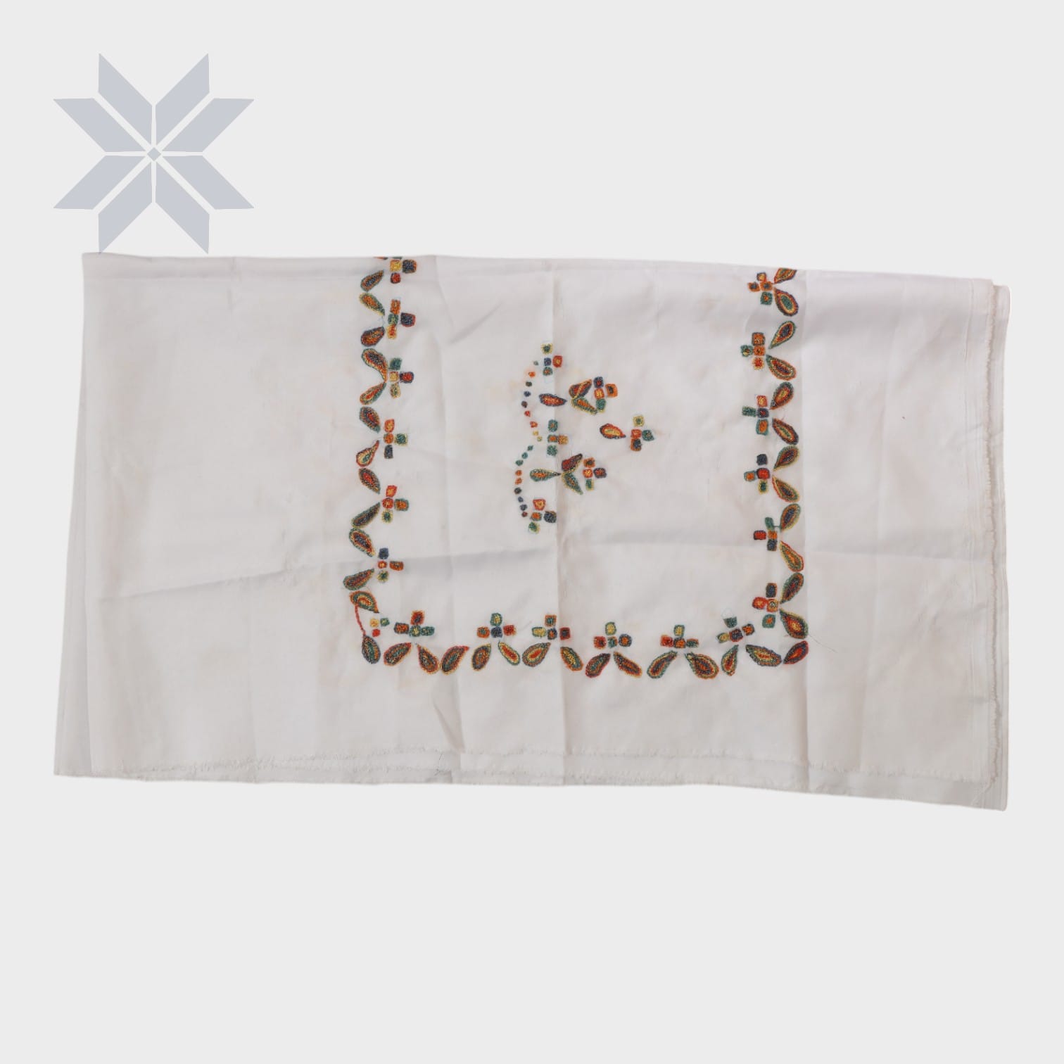 Heritage Bloom Embroidered Tablecloth Set