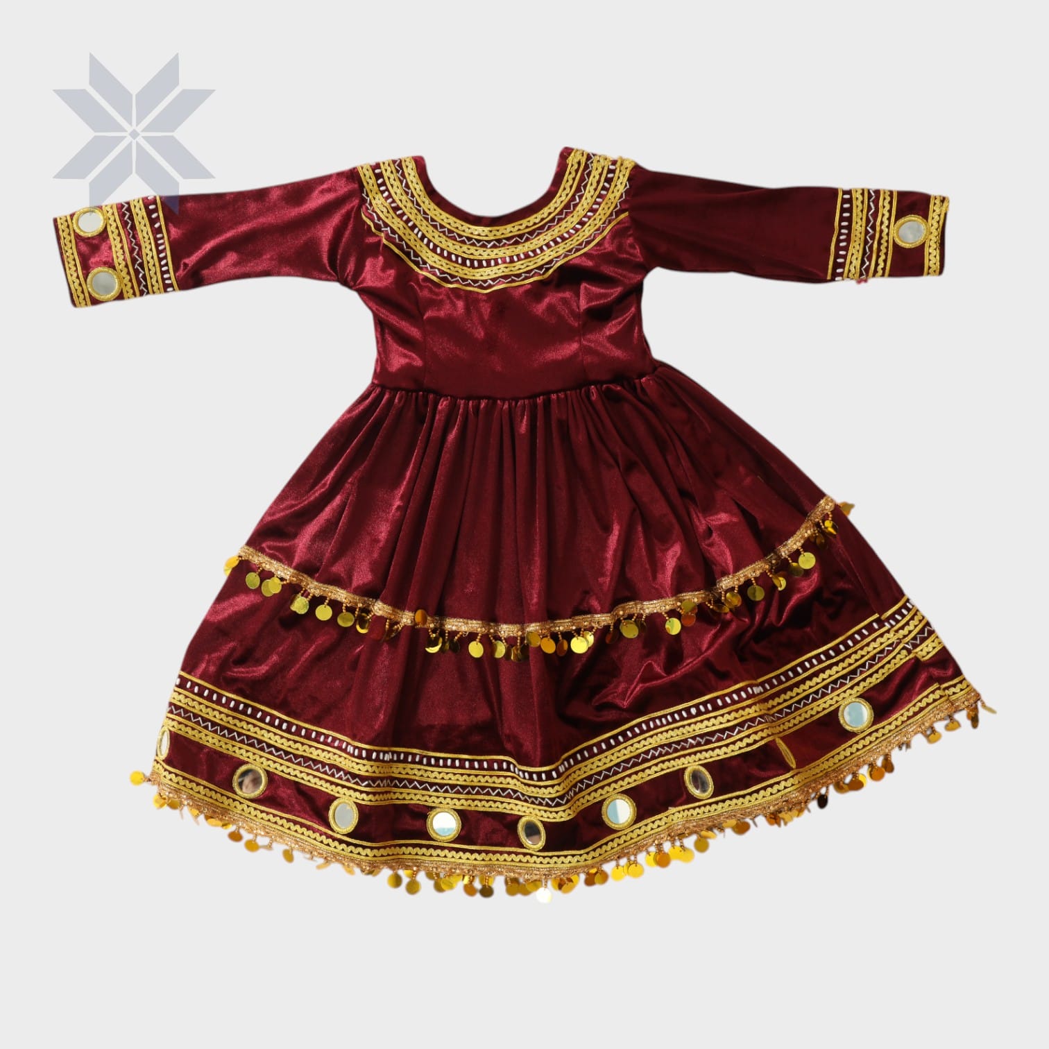 Little Pomegranate Afghani Dress
