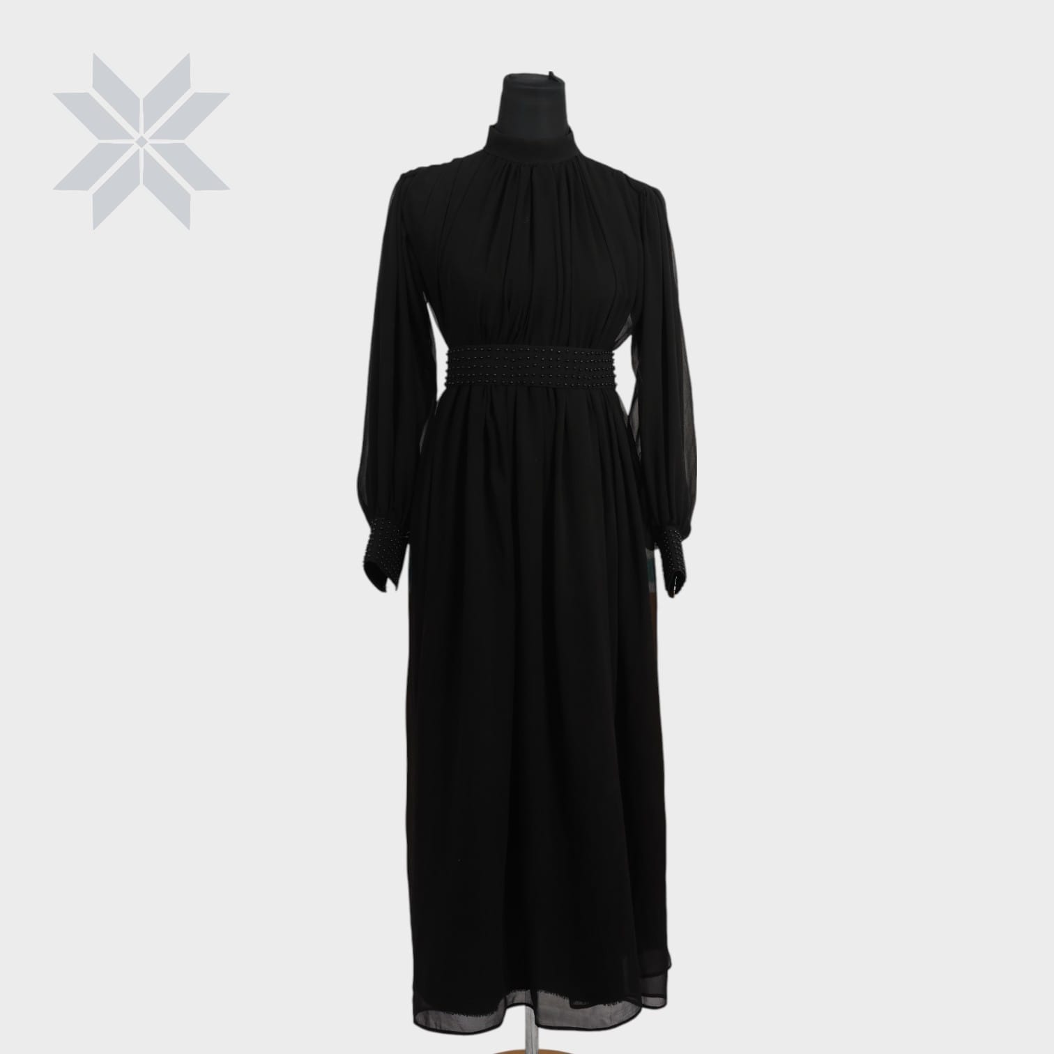  Noor Black Elegance Abaya