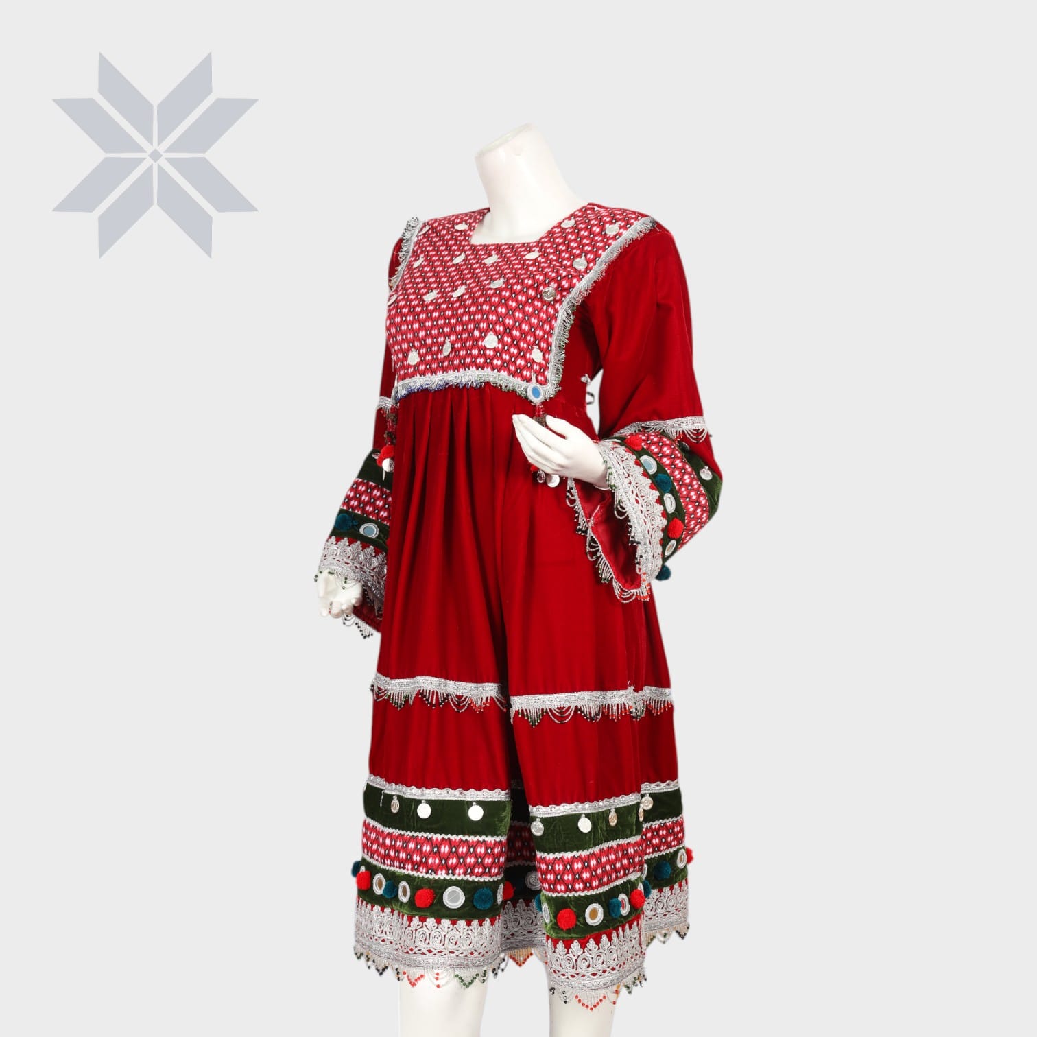 Crimson Heritage Mirror Dress