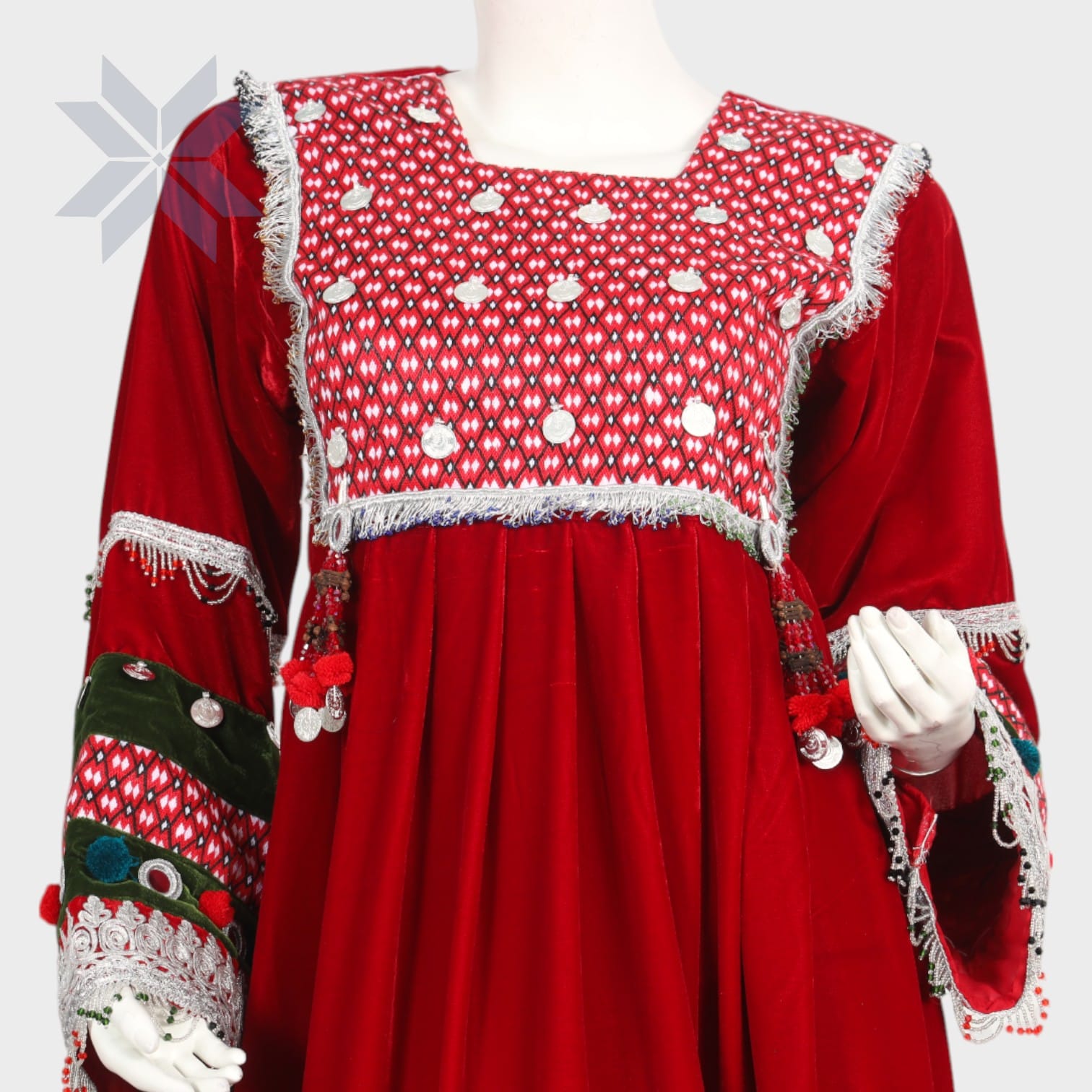 Crimson Heritage Mirror Dress