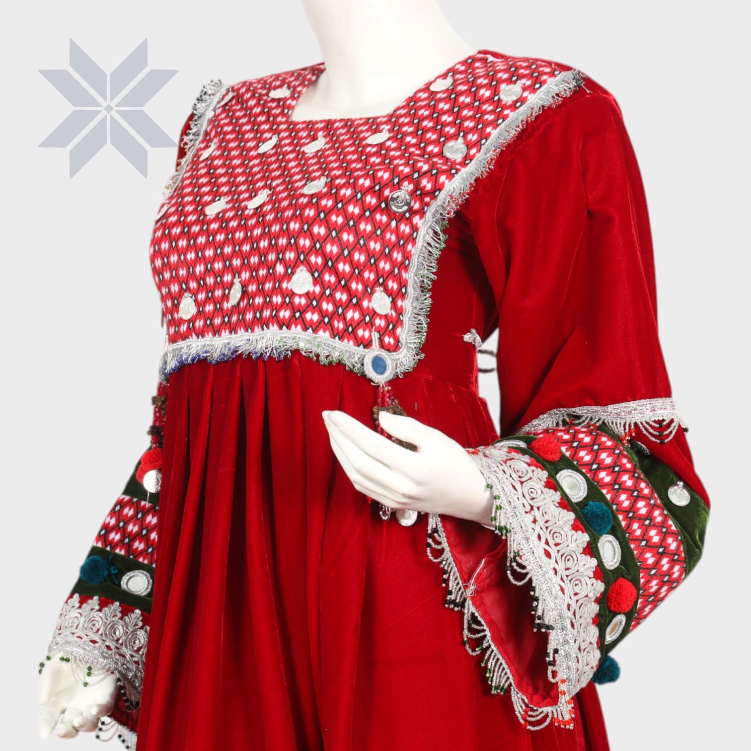 Crimson Heritage Mirror Dress