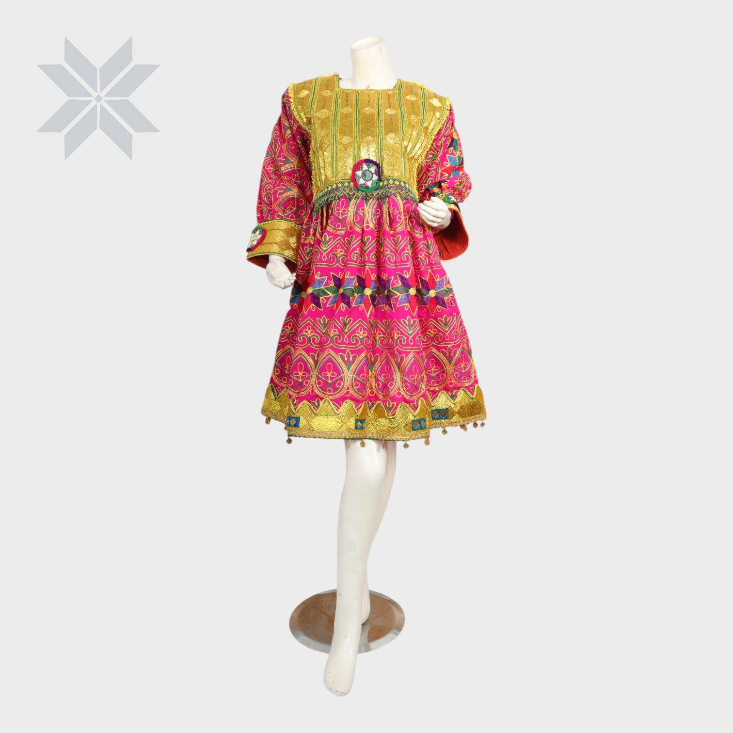 Golden Blossom Traditional Dress