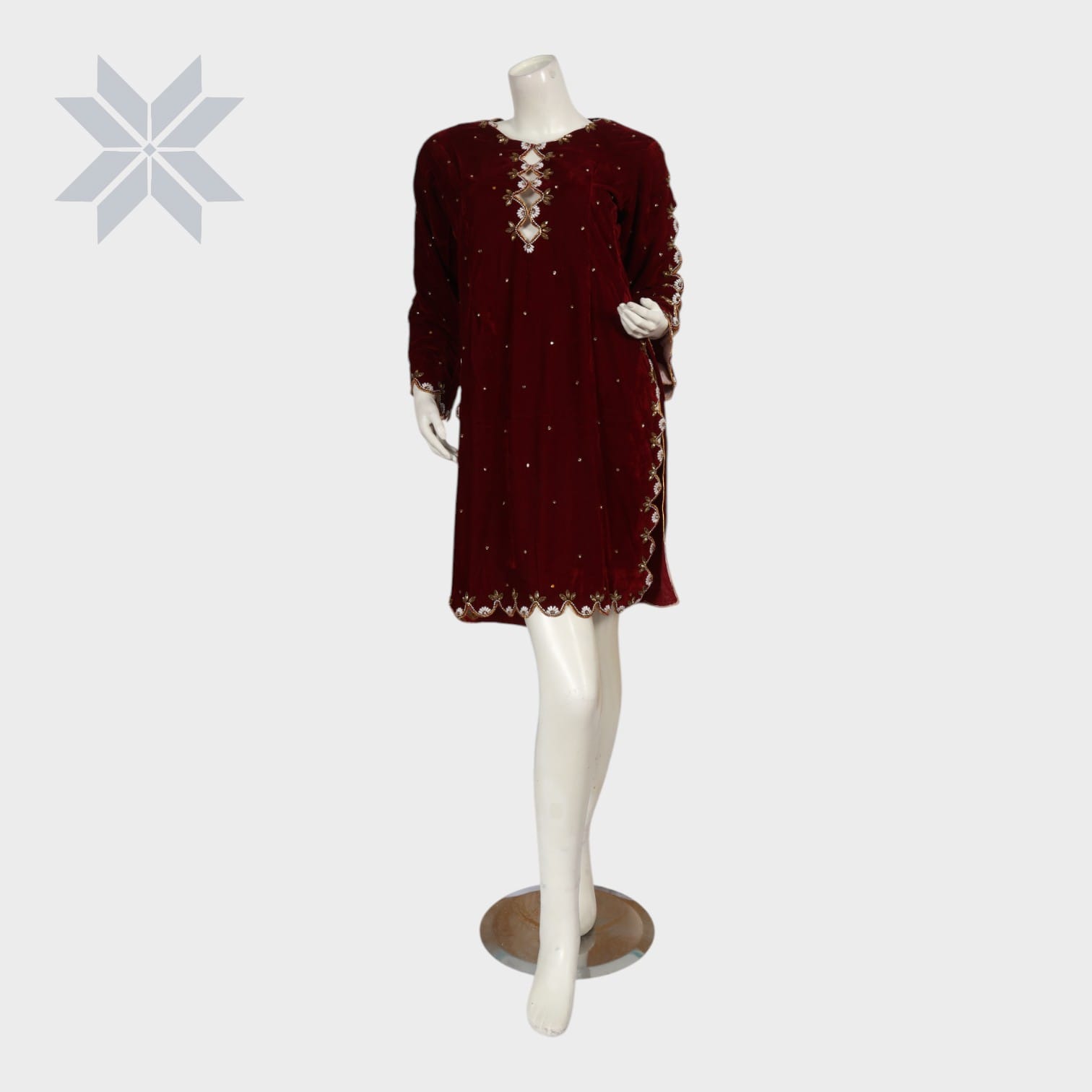 Velvet Ruby Charm Dress