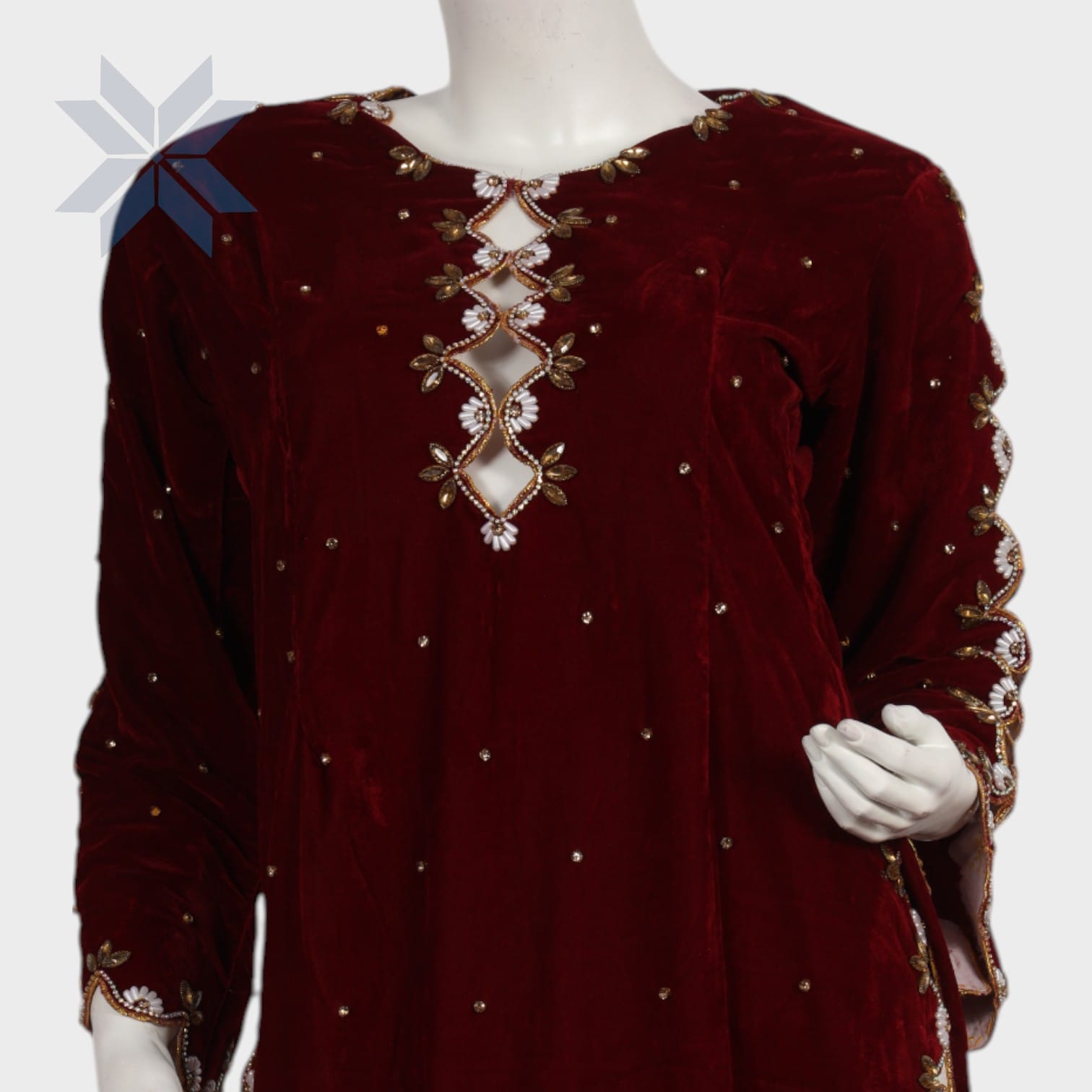 Velvet Ruby Charm Dress