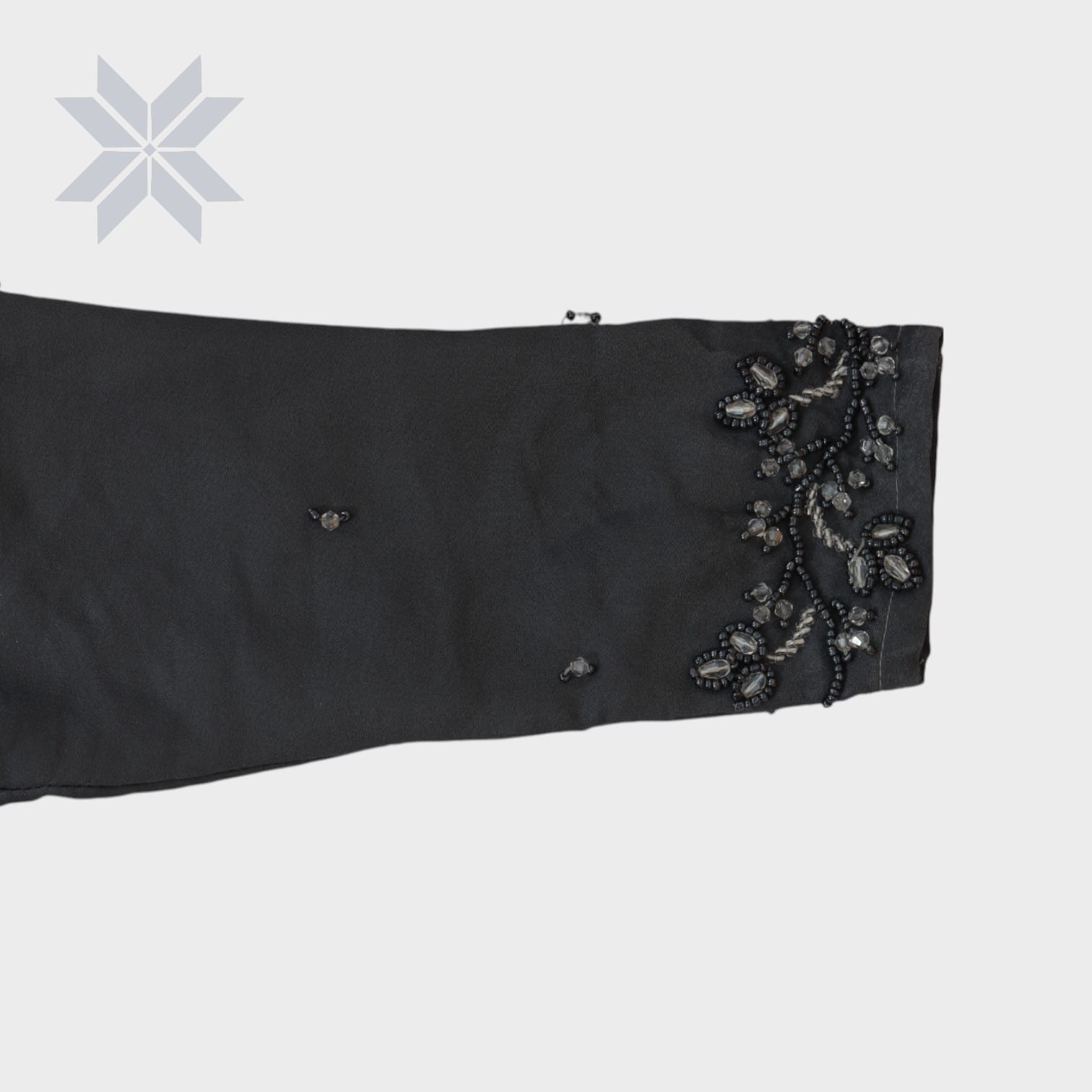Charcoal Grace Embellished Set